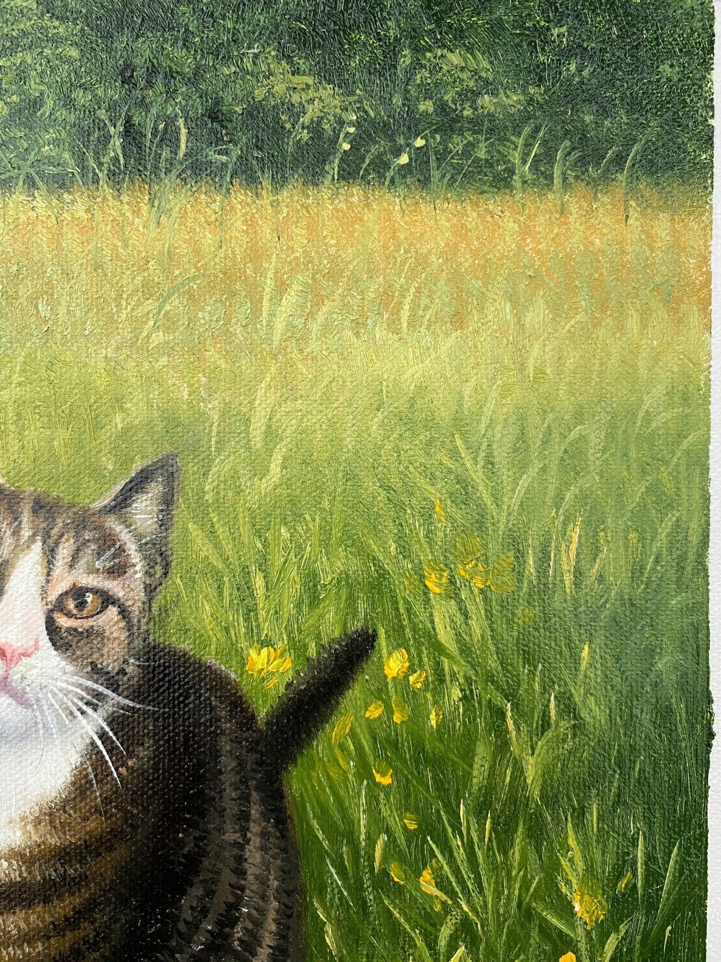 Cat Portrait Painting Custom Pet Portrait from Photo Handmade Portrait Personalize Pet Portrait Cat Art from photo Cat Lover Gifts - ULikePaintingArt