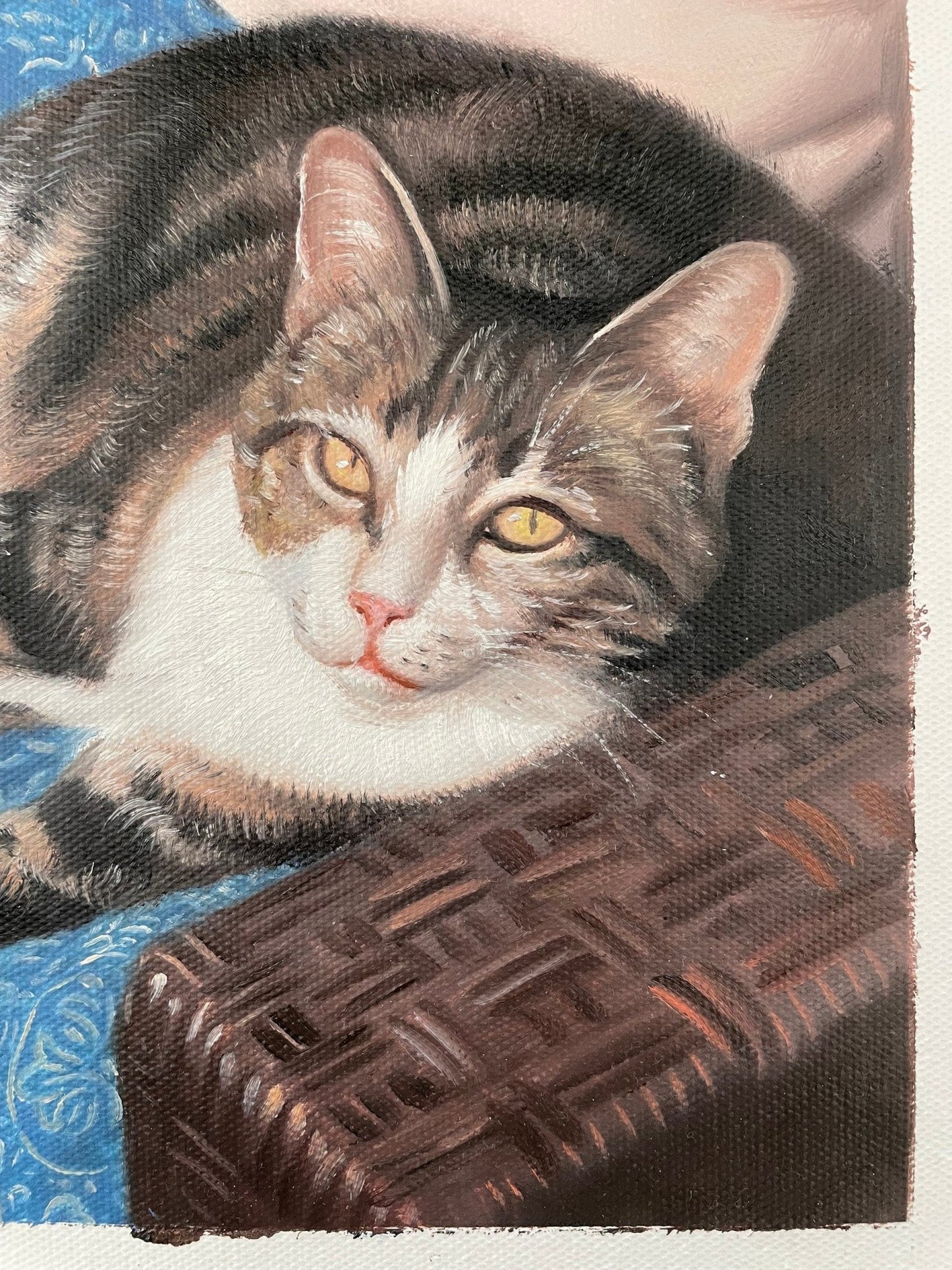Custom Cat Painting, Cat Portrait, Cat Lover Gifts, Personalized Pet Portrait,Dog Painting Custom, Pet Loss Gift - ULikePaintingArt
