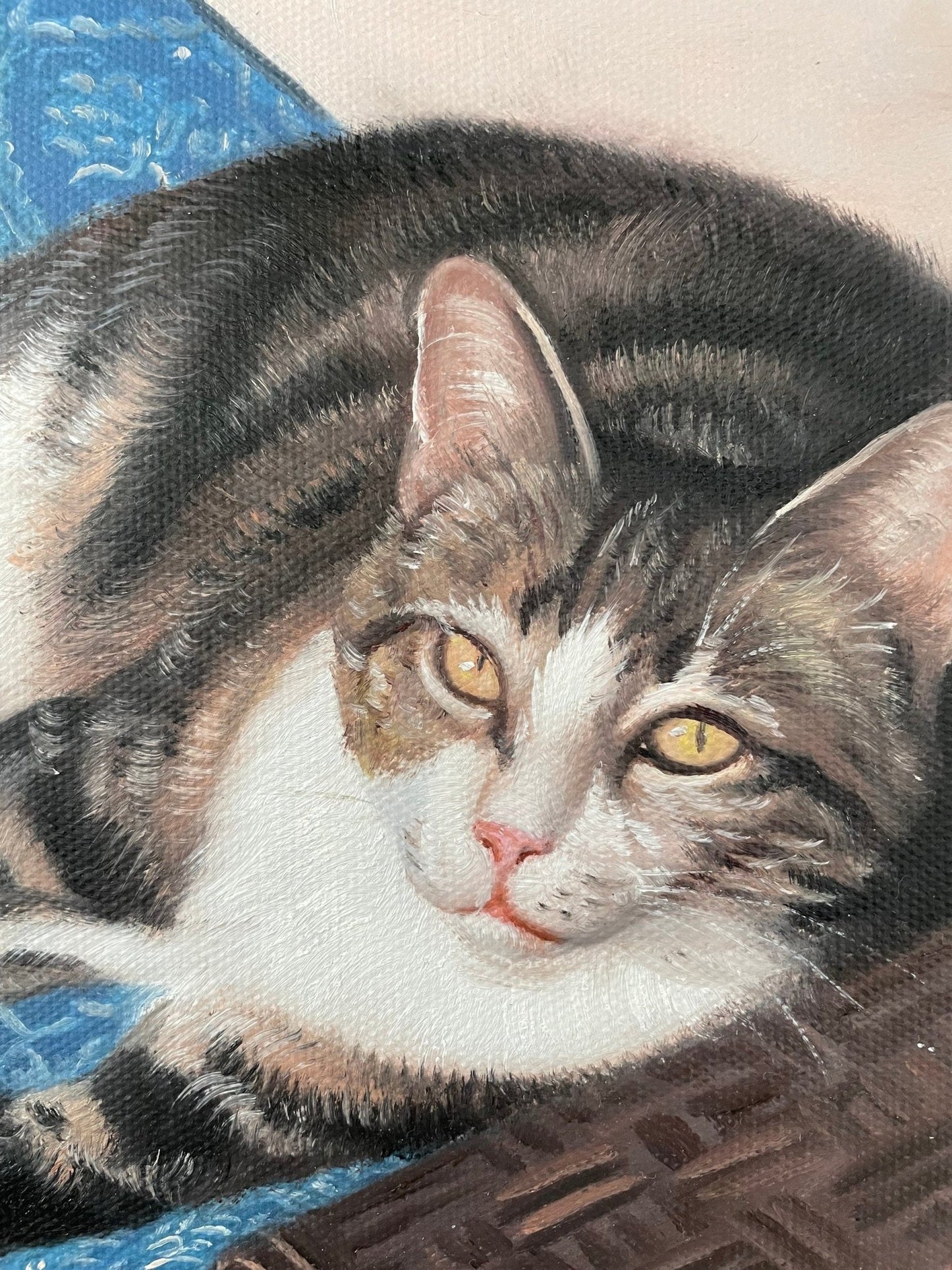 Custom Cat Painting, Cat Portrait, Cat Lover Gifts, Personalized Pet Portrait,Dog Painting Custom, Pet Loss Gift - ULikePaintingArt