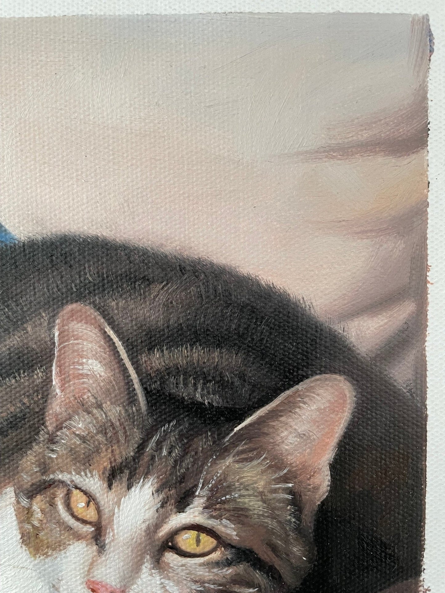 Custom Cat Painting, Cat Portrait, Cat Lover Gifts, Personalized Pet Portrait,Dog Painting Custom, Pet Loss Gift - ULikePaintingArt