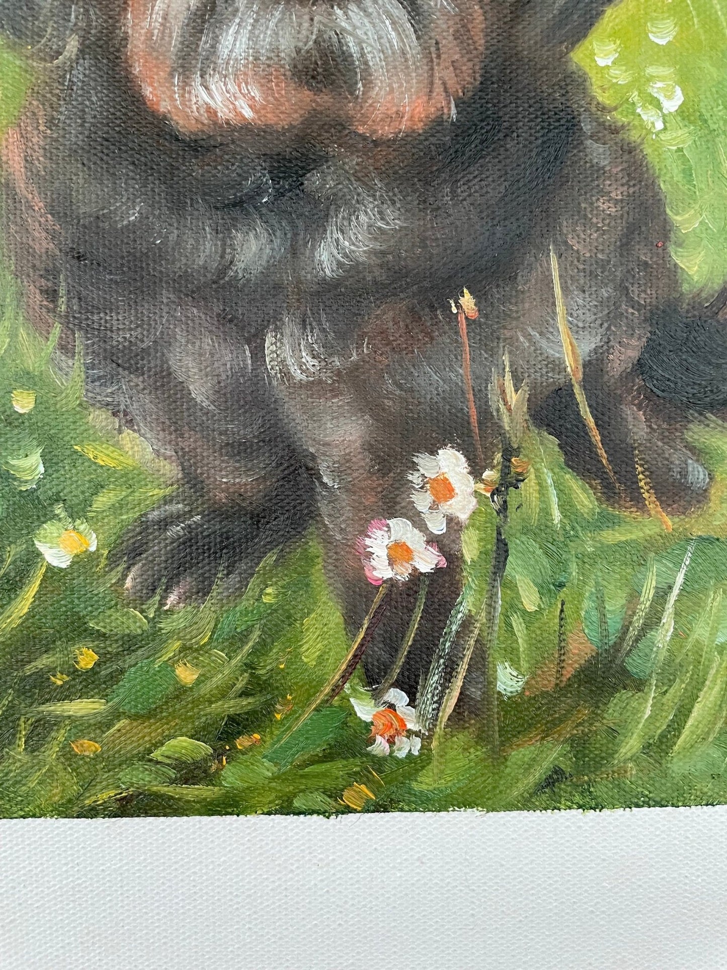 Custom Dog Portrait, Dog Painting from Photo, Pet Original Painting on Canvas, Dog Art, Pet Loss Memorial Gift, Personalized Present - ULikePaintingArt