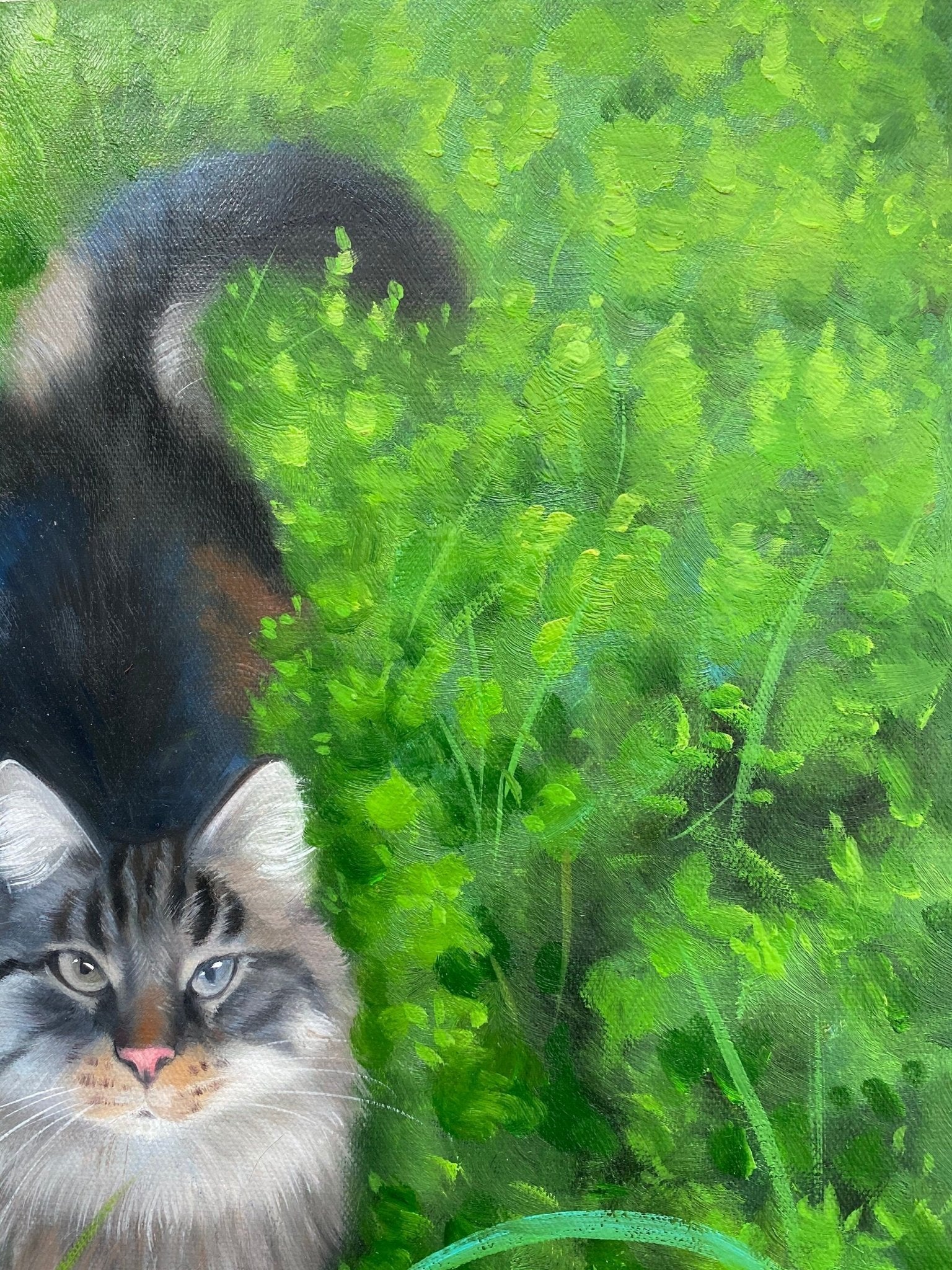 Cat Painting Custom, Cat Portrait, Cat Wall Art, Pet Portrait Painting, Animal Painting, Portrait from Photo, Pet Loss Gift, Cat Lover Gift - ULikePaintingArt