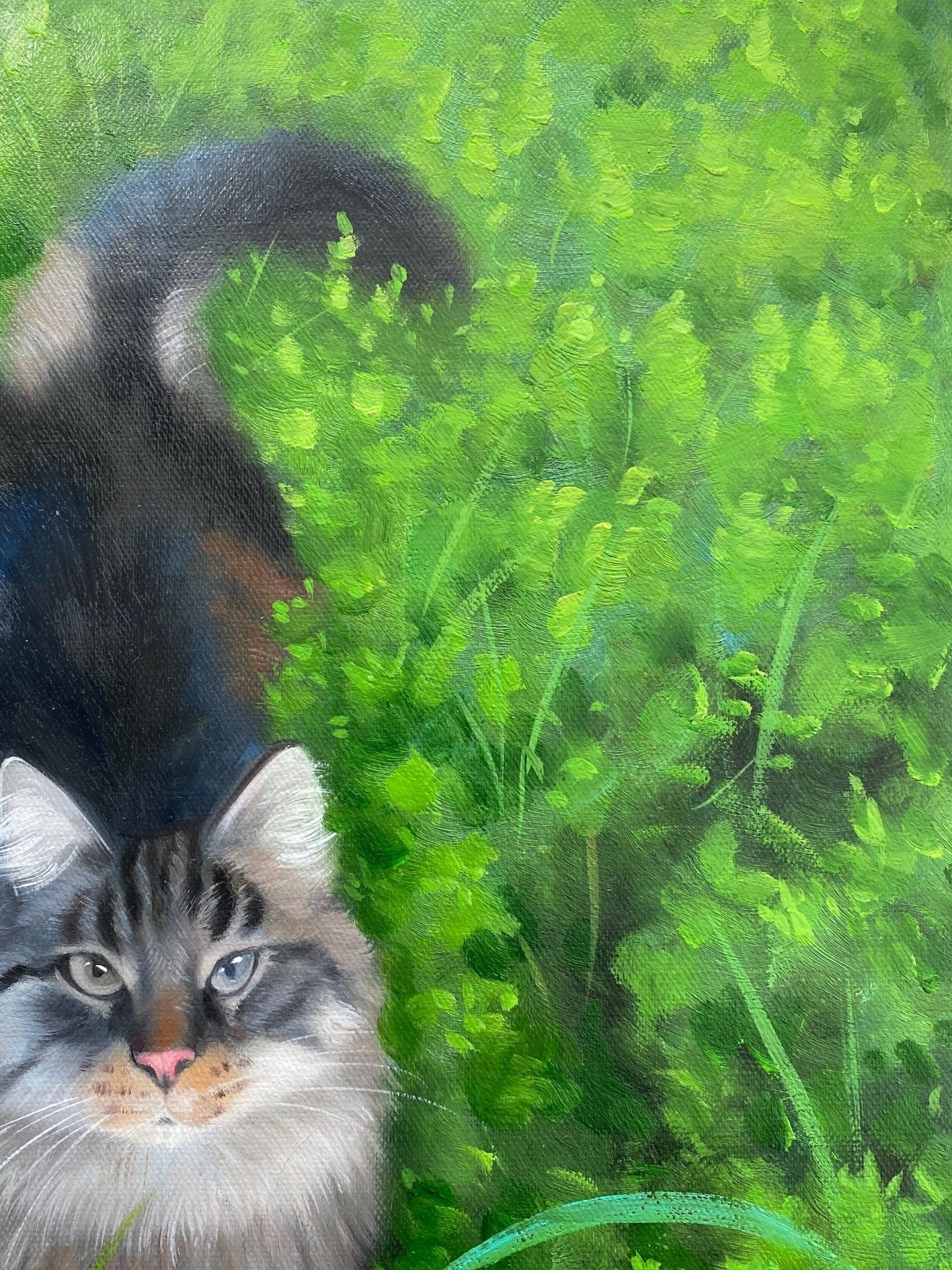 Cat Painting Custom, Cat Portrait, Cat Wall Art, Pet Portrait Painting, Animal Painting, Portrait from Photo, Pet Loss Gift, Cat Lover Gift - ULikePaintingArt