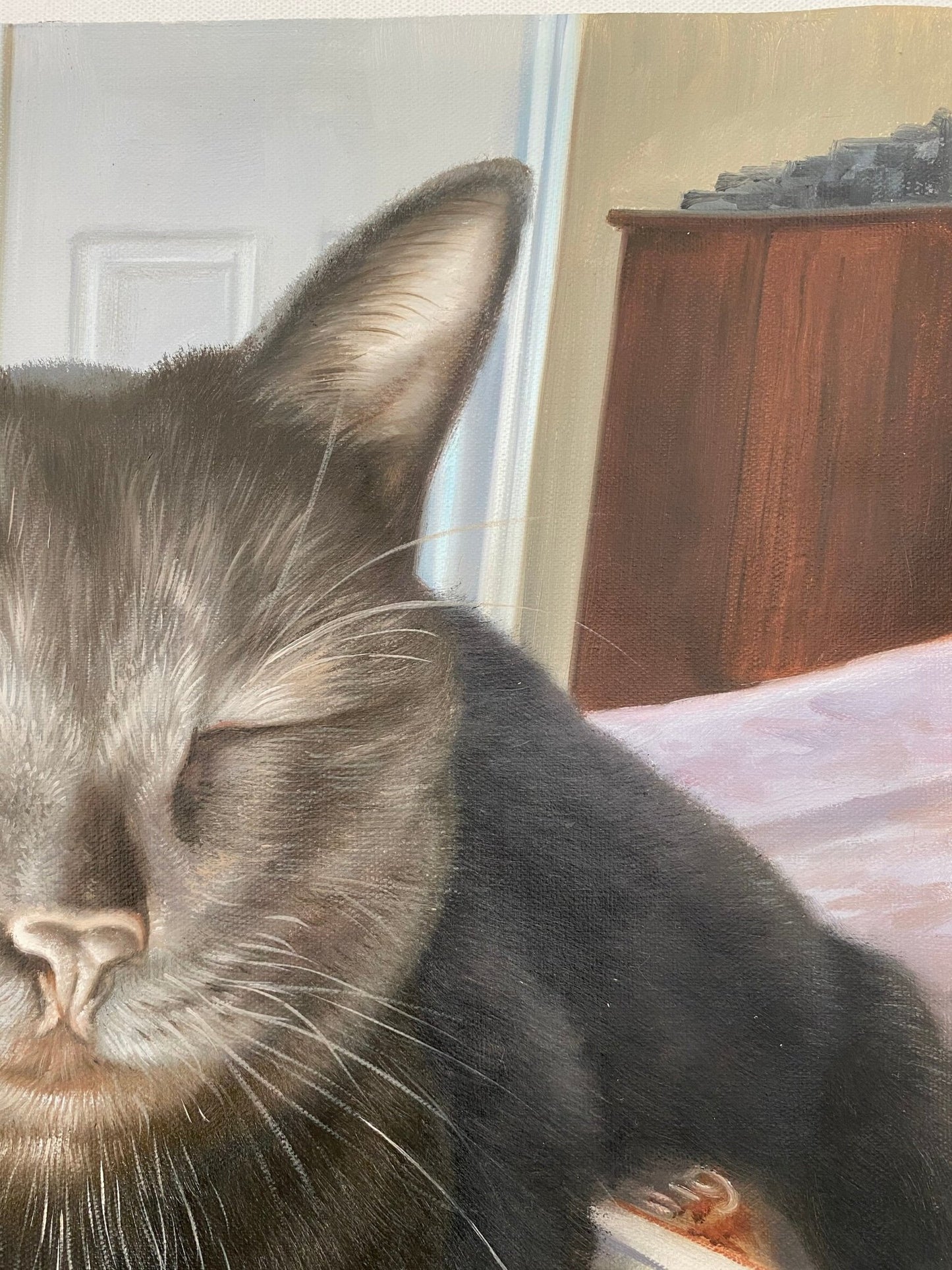 Cat Portrait Painting, Custom Cat Gift, Cat Lover Gift, Cat Art Decor, Pet Portrait Custom, Animal Portrait, Portrait from Photo - ULikePaintingArt