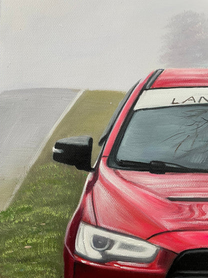 Custom Car Painting from Photo, Personalized Gift for Car Lovers, Car Oil Painting on Canvas, Gift for Men, Gift for Boyfriend, Gift for Him - ULikePaintingArt