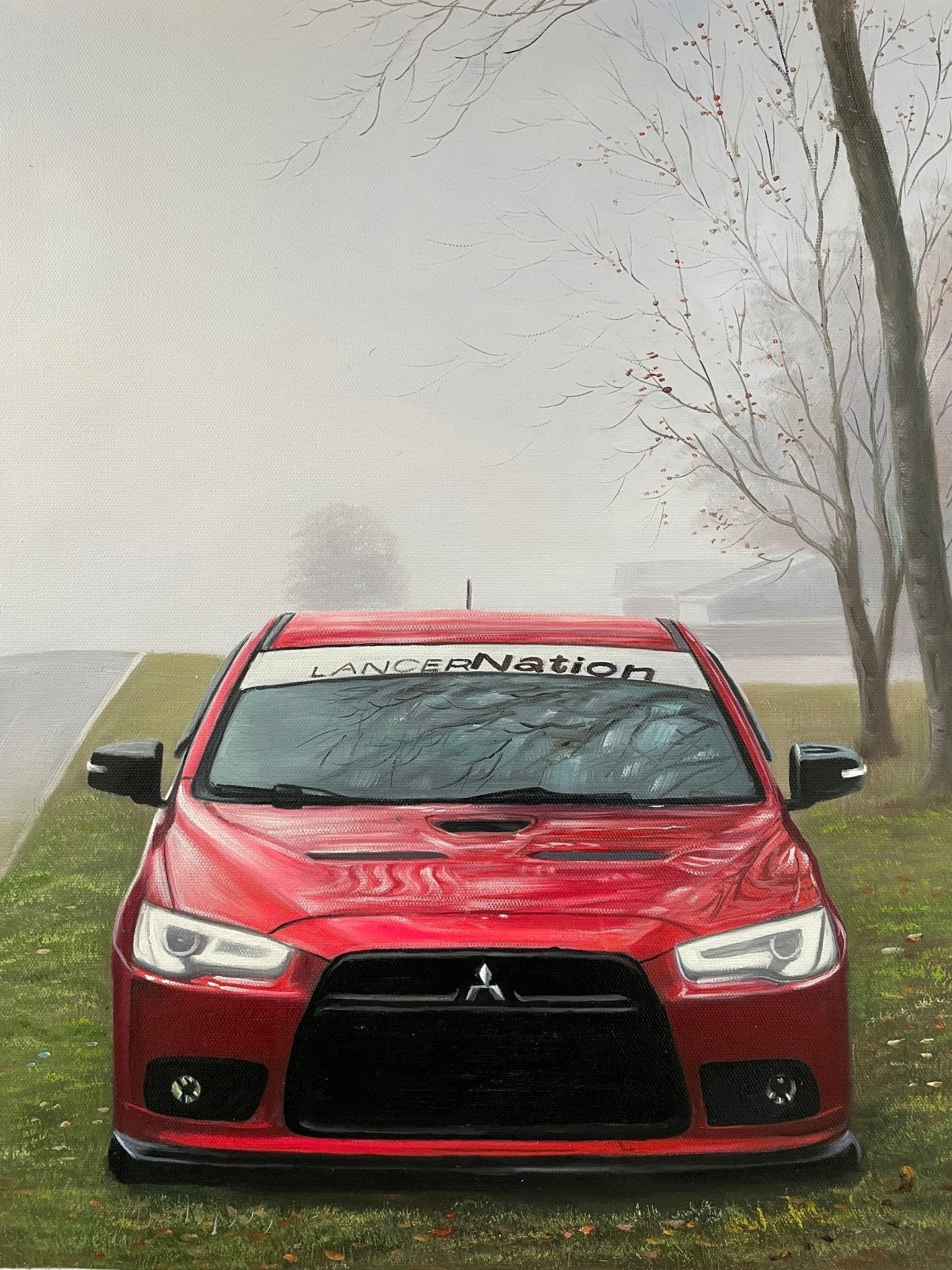 Custom Car Painting from Photo, Personalized Gift for Car Lovers, Car Oil Painting on Canvas, Gift for Men, Gift for Boyfriend, Gift for Him - ULikePaintingArt