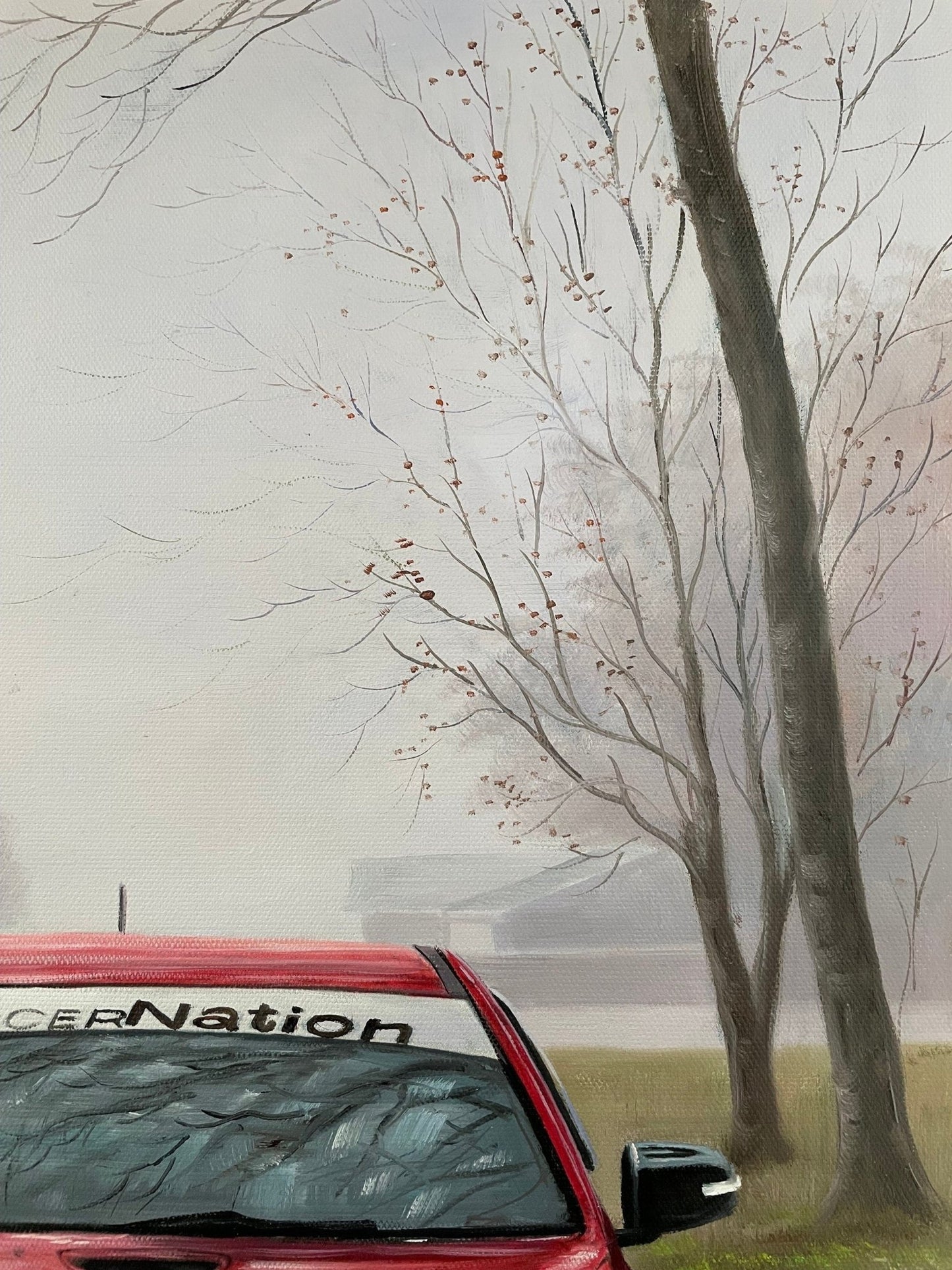 Custom Car Painting from Photo, Personalized Gift for Car Lovers, Car Oil Painting on Canvas, Gift for Men, Gift for Boyfriend, Gift for Him - ULikePaintingArt