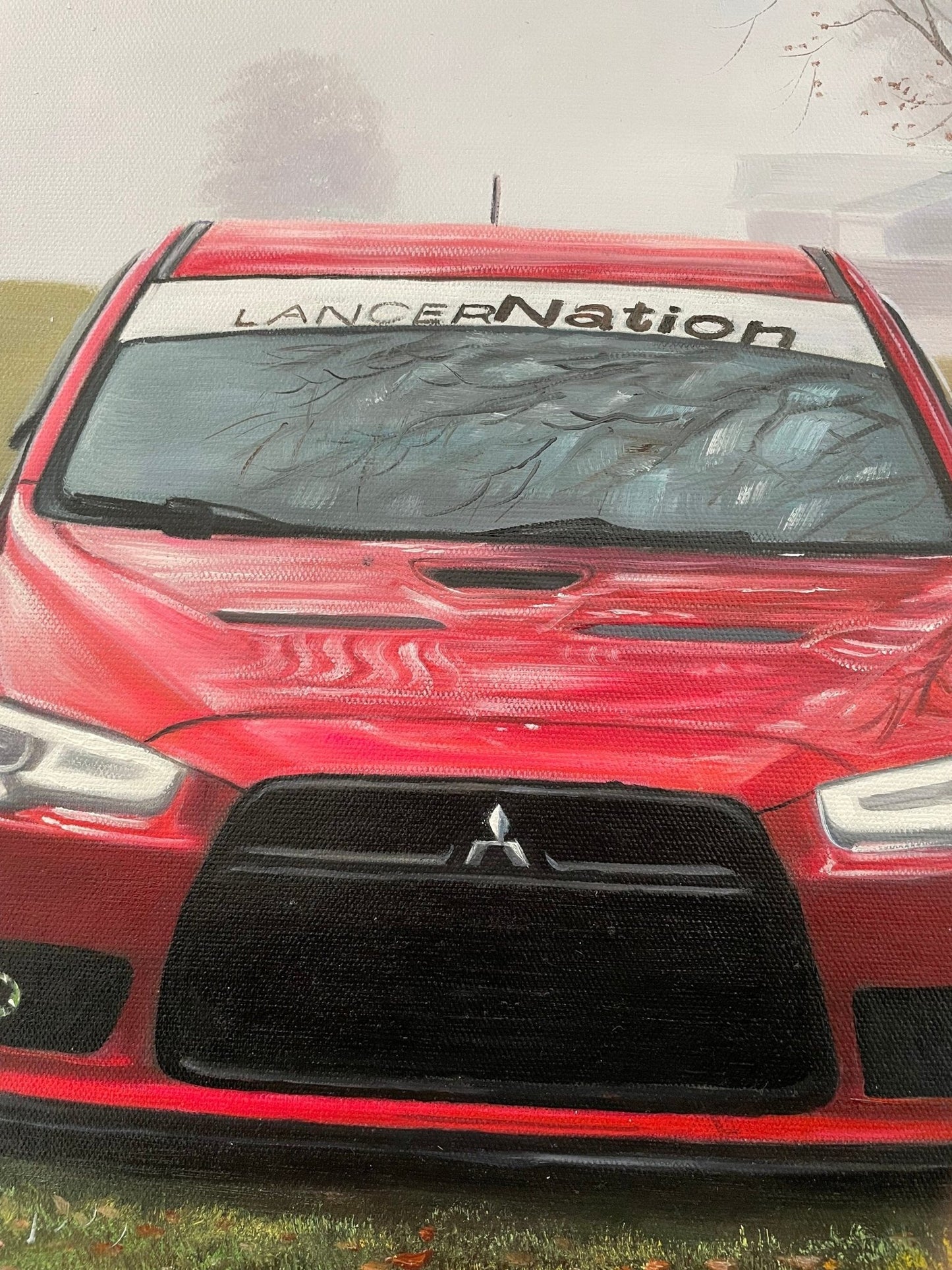 Custom Car Painting from Photo, Personalized Gift for Car Lovers, Car Oil Painting on Canvas, Gift for Men, Gift for Boyfriend, Gift for Him - ULikePaintingArt