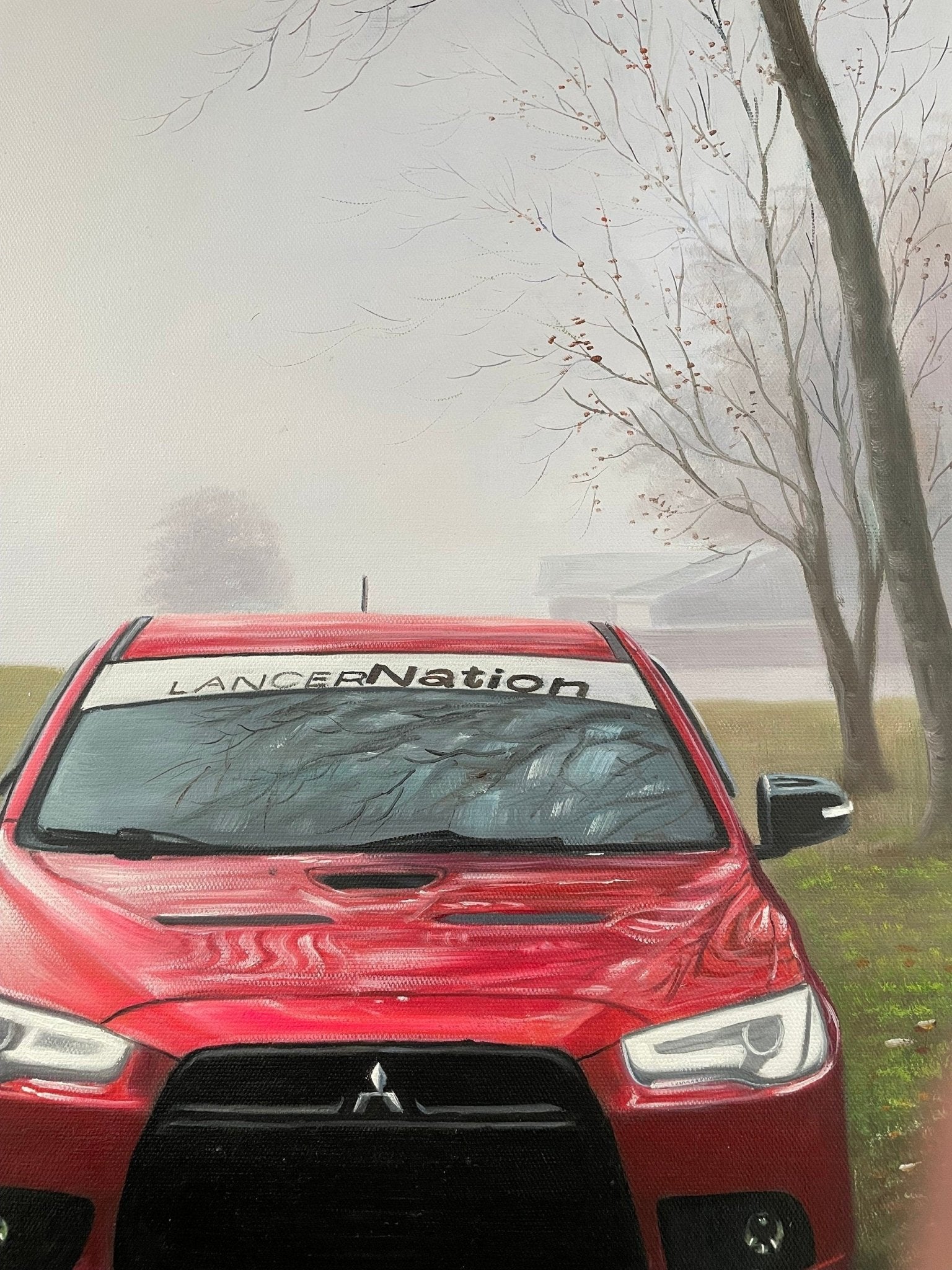 Custom Car Painting from Photo, Personalized Gift for Car Lovers, Car Oil Painting on Canvas, Gift for Men, Gift for Boyfriend, Gift for Him - ULikePaintingArt