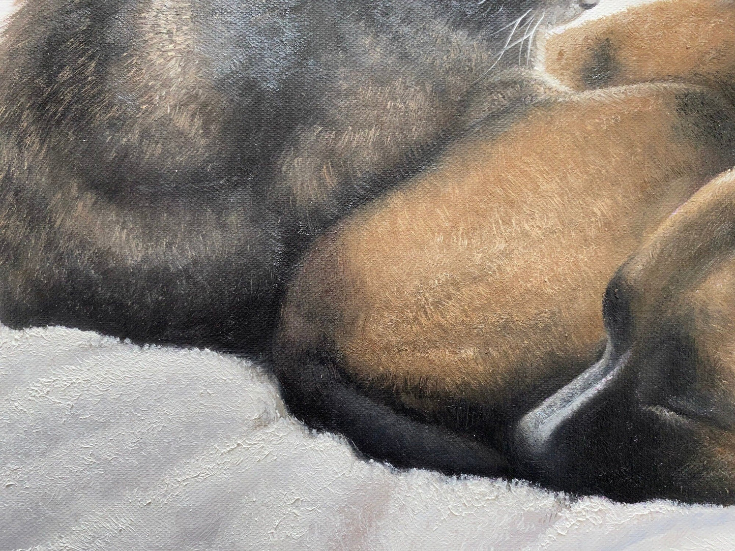 Custom Cat Painting, Cat Portrait, Cat Lover Gift, Dog Portrait, Animal Portrait, Pet Loss Memorial Gift, Personalized Pet Painting - ULikePaintingArt