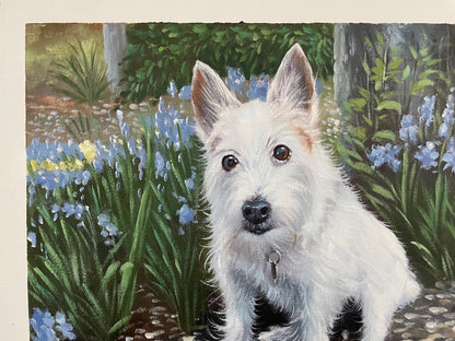 Custom Dog Painting from Photo, Dog Portrait on Canvas, Personalized Pet Portrait Painting, Pet Memorial Oil Portrait, Dog Lover Gifts - ULikePaintingArt