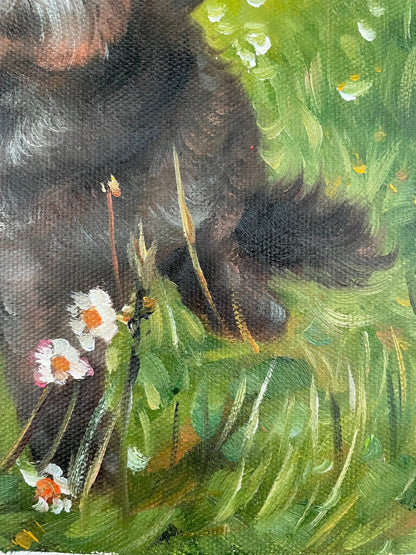 Custom Dog Portrait, Dog Painting from Photo, Pet Original Painting on Canvas, Dog Art, Pet Loss Memorial Gift, Personalized Present - ULikePaintingArt