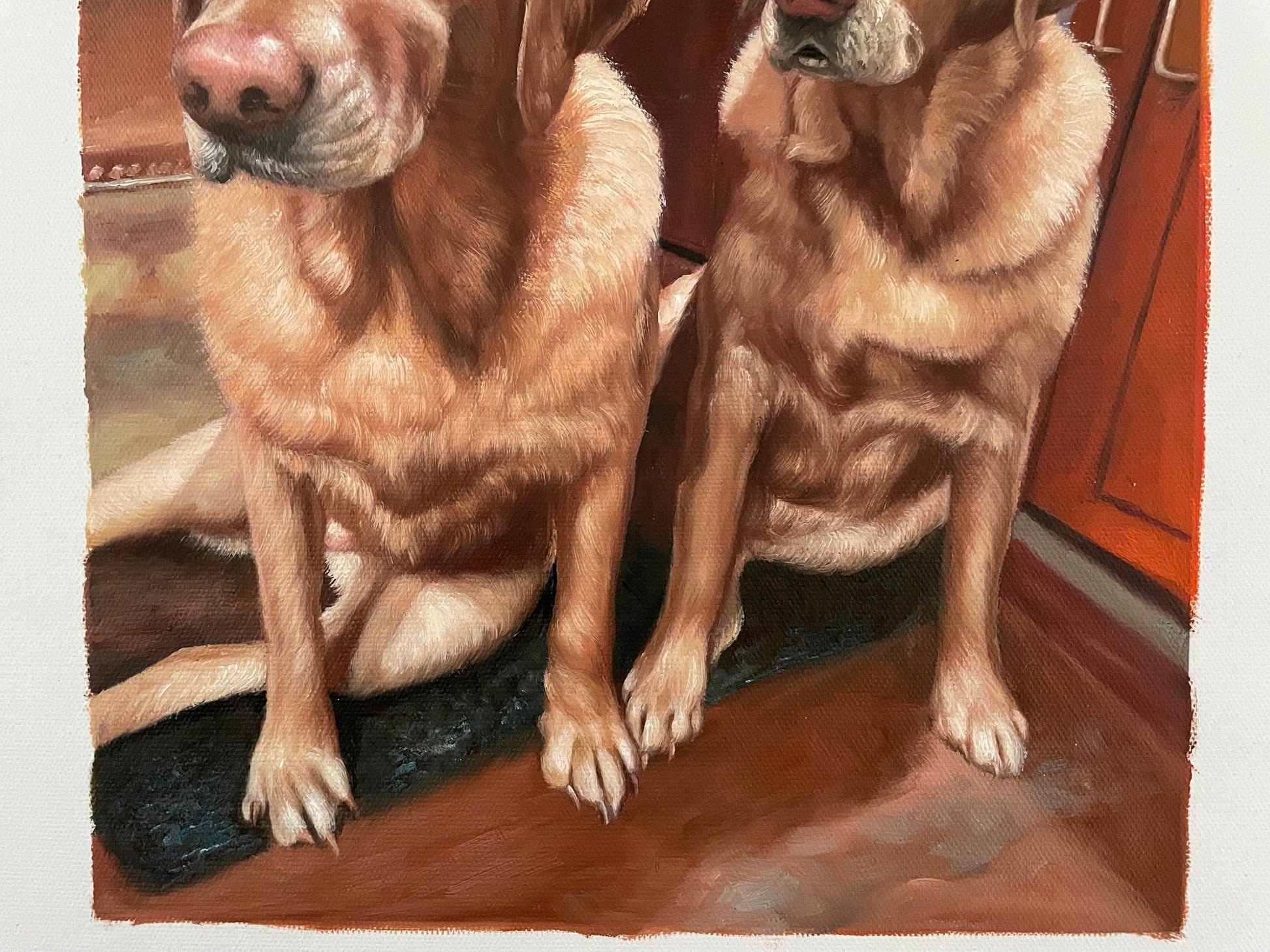 Custom Pet Portrait, Dog Portrait from Photo, Dog Painting Art, Cat Painting, Commission Portrait, Personalized Unique Gift, Animal Portrait - ULikePaintingArt
