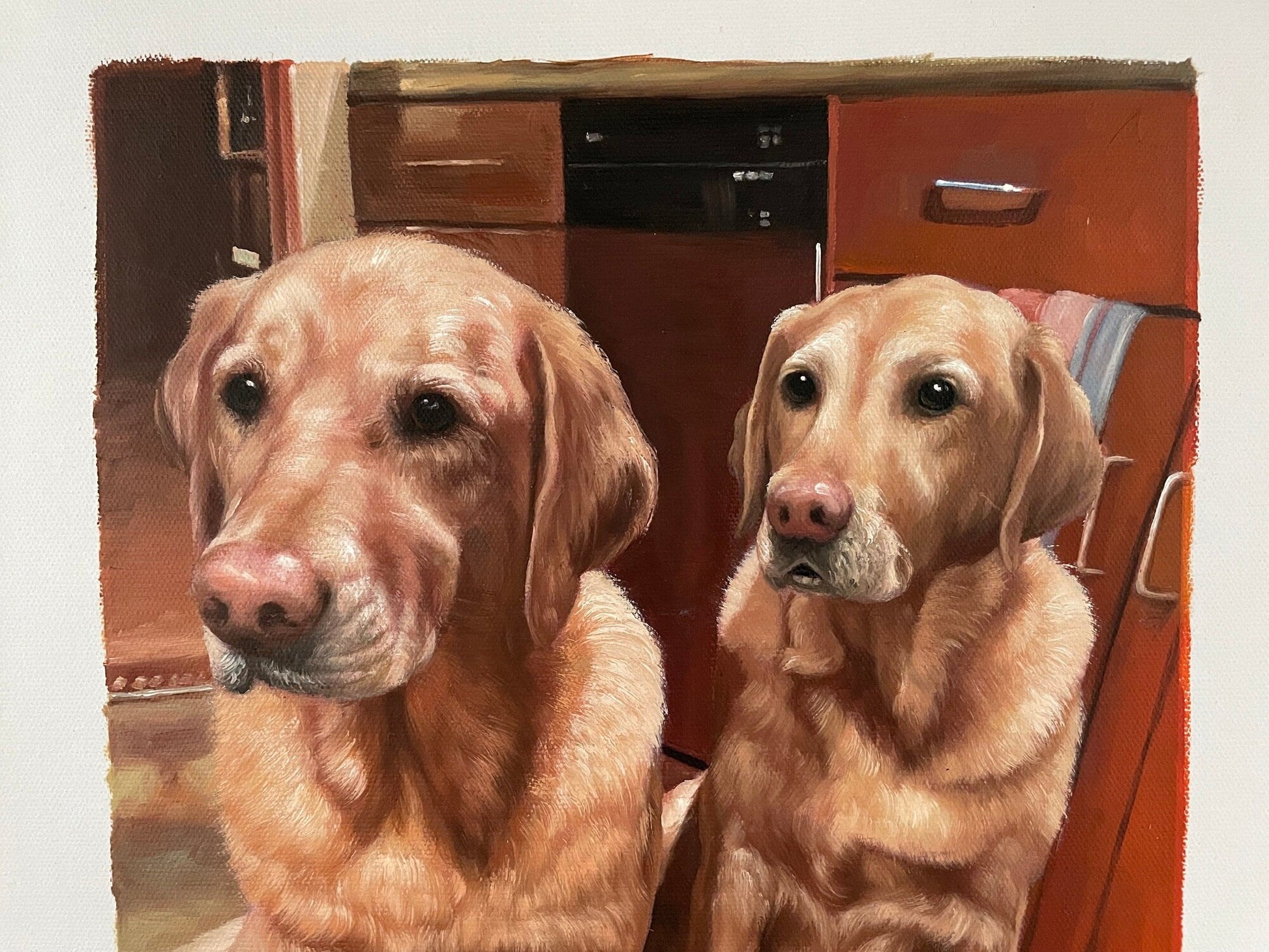 Custom Pet Portrait, Dog Portrait from Photo, Dog Painting Art, Cat Painting, Commission Portrait, Personalized Unique Gift, Animal Portrait - ULikePaintingArt