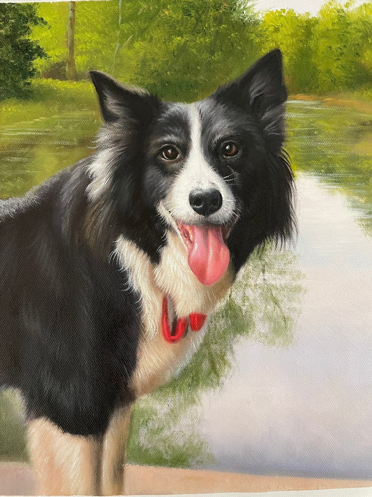 Custom Pet Portrait Oil Painting, Dog Portrait from Photo, Personalized Pet Painting, Cat Portrait, Commission Portrait, Pet Loss Gifts - ULikePaintingArt