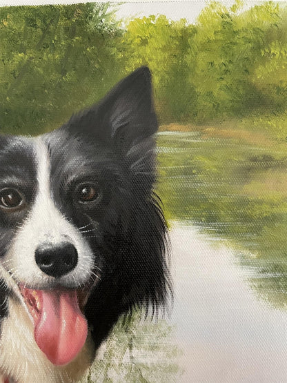 Custom Pet Portrait Oil Painting, Dog Portrait from Photo, Personalized Pet Painting, Cat Portrait, Commission Portrait, Pet Loss Gifts - ULikePaintingArt
