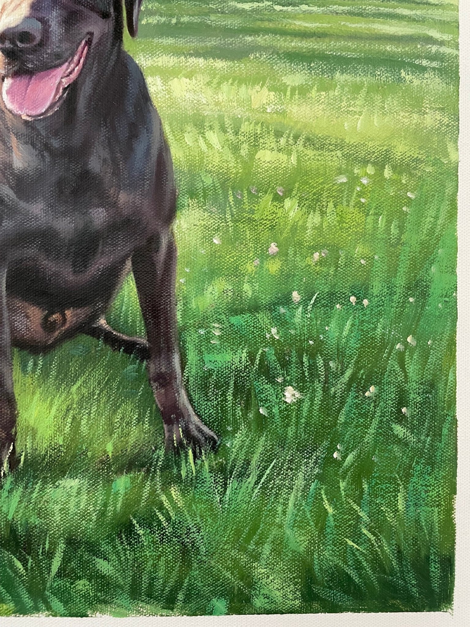 Custom Pet Portrait Painting, Dog Portrait from Photo, Personalized Oil Painting, Commission Portrait on Canvas, Pet Lover Gifts - ULikePaintingArt