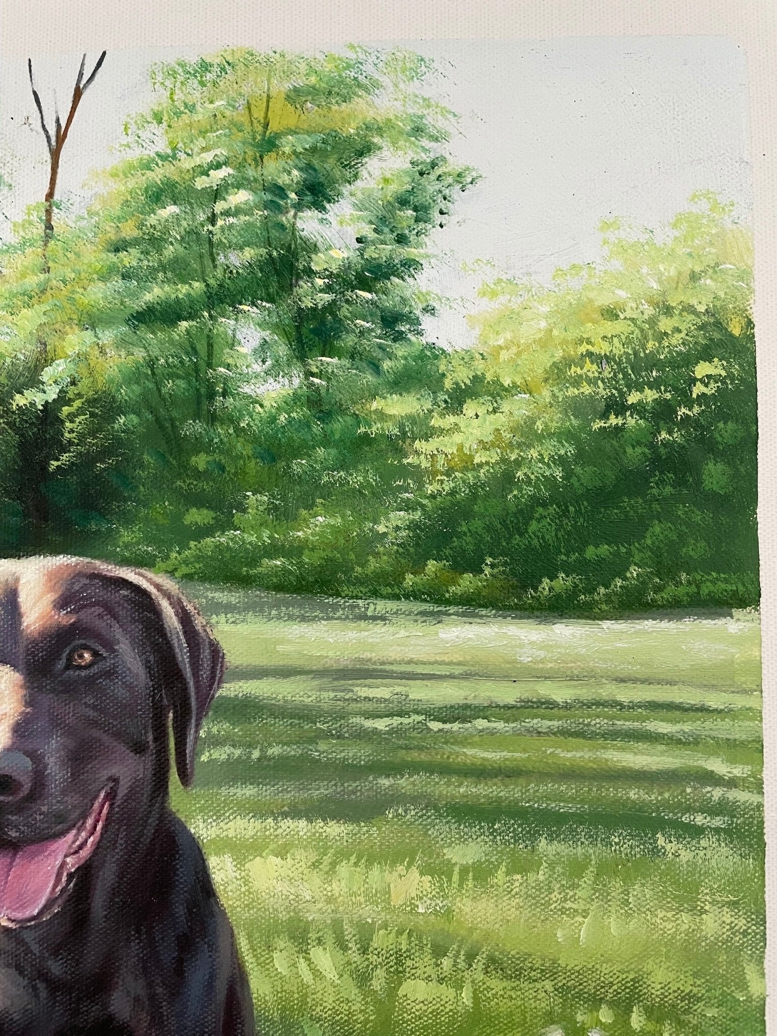 Custom Pet Portrait Painting, Dog Portrait from Photo, Personalized Oil Painting, Commission Portrait on Canvas, Pet Lover Gifts - ULikePaintingArt