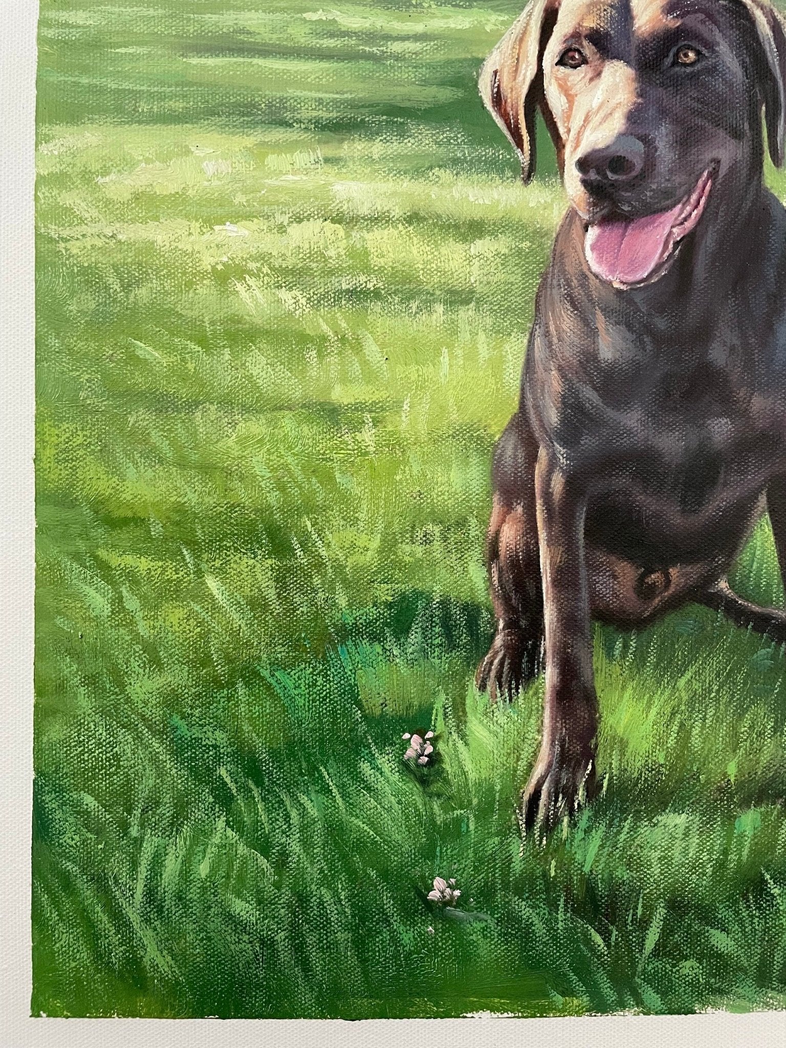 Custom Pet Portrait Painting, Dog Portrait from Photo, Personalized Oil Painting, Commission Portrait on Canvas, Pet Lover Gifts - ULikePaintingArt