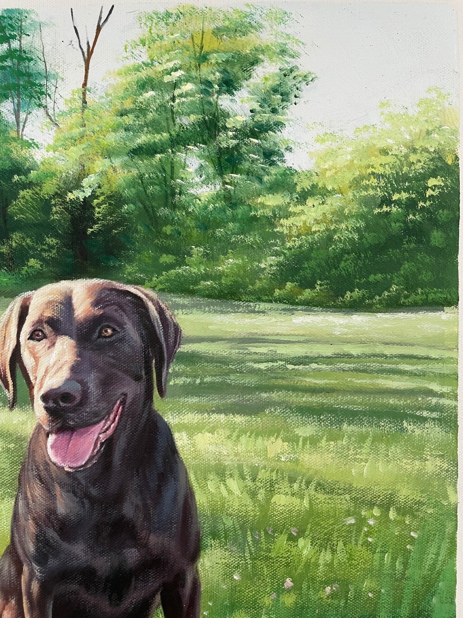 Custom Pet Portrait Painting, Dog Portrait from Photo, Personalized Oil Painting, Commission Portrait on Canvas, Pet Lover Gifts - ULikePaintingArt