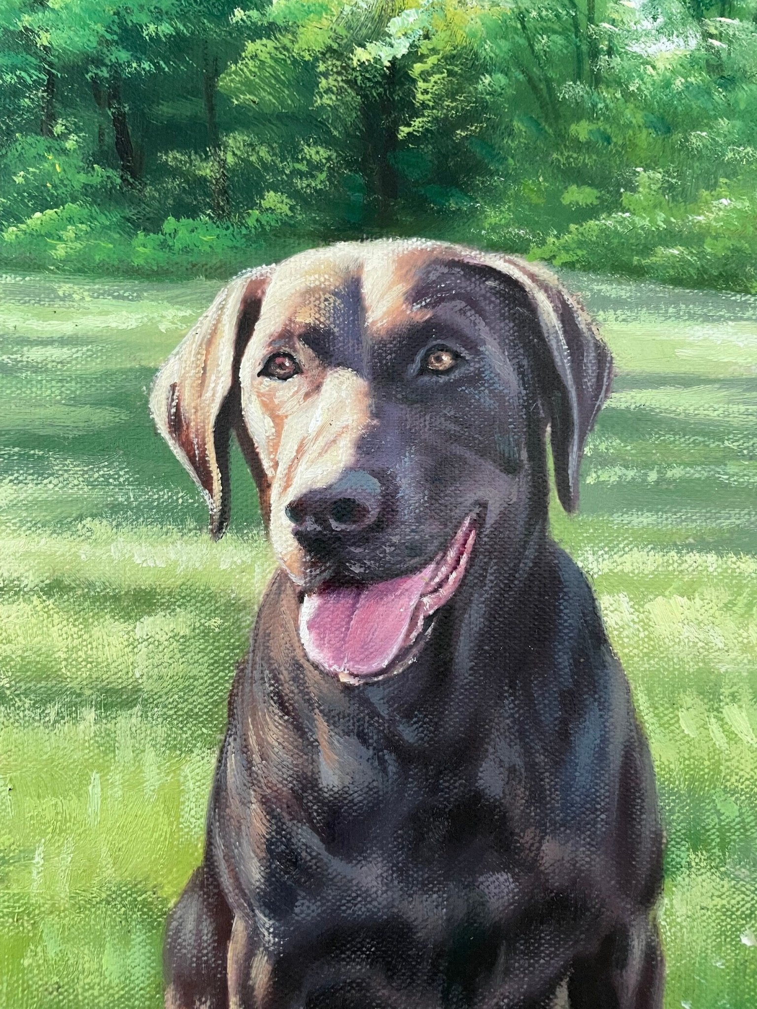 Custom Pet Portrait Painting, Dog Portrait from Photo, Personalized Oil Painting, Commission Portrait on Canvas, Pet Lover Gifts - ULikePaintingArt