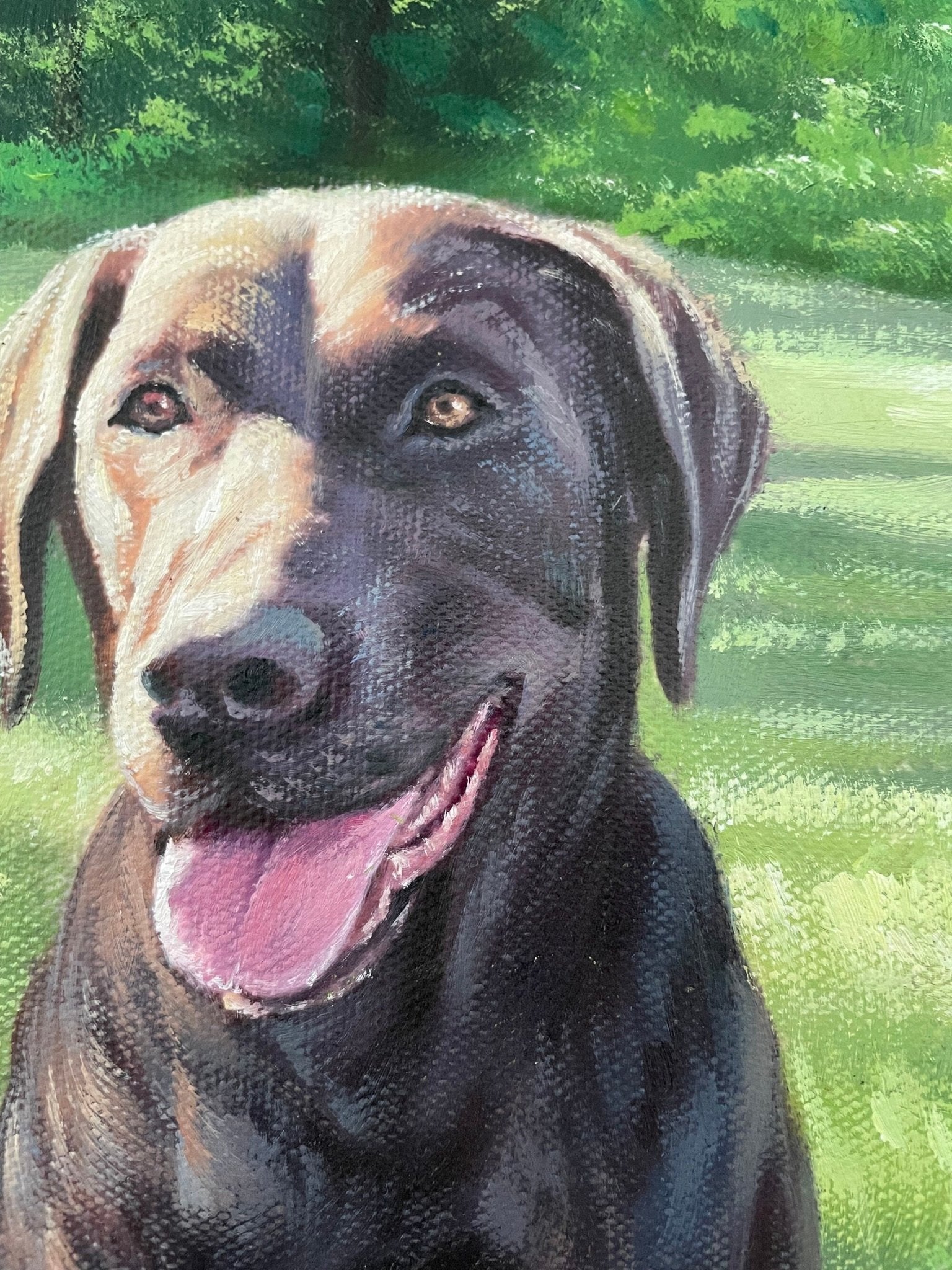 Custom Pet Portrait Painting, Dog Portrait from Photo, Personalized Oil Painting, Commission Portrait on Canvas, Pet Lover Gifts - ULikePaintingArt