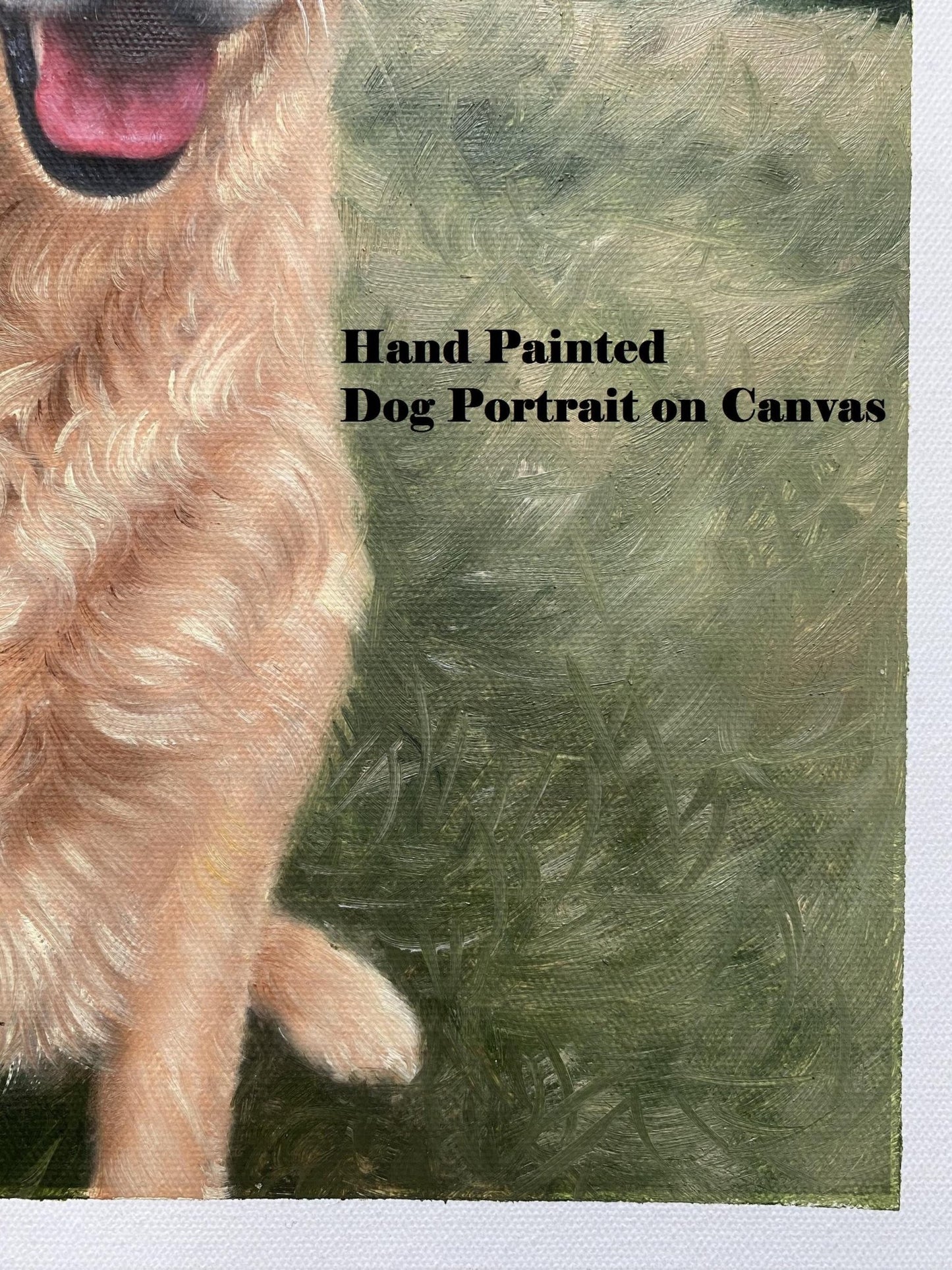 Custom Pet Portrait Painting, Personalized Dog Portrait, Commission Cat Portrait, Animal Portrait, Hand Painted Portrait Painting on Canvas - ULikePaintingArt
