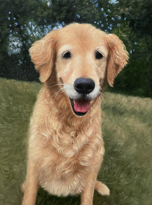 Custom Pet Portrait Painting, Personalized Dog Portrait, Commission Cat Portrait, Animal Portrait, Hand Painted Portrait Painting on Canvas - ULikePaintingArt