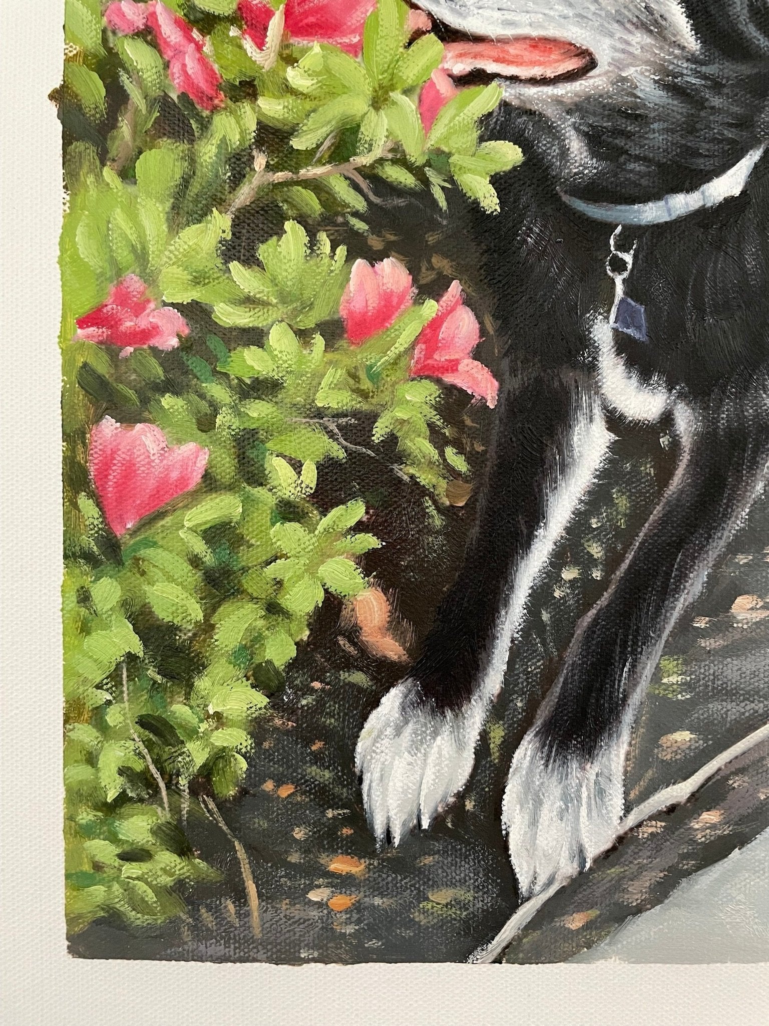 Personalized Dog Portrait from Photo, Custom Dog Oil Painting on Canvas, Pet Portrait Painting, Pet Loss Memorial Gifts, Dog Wall Art Decor - ULikePaintingArt
