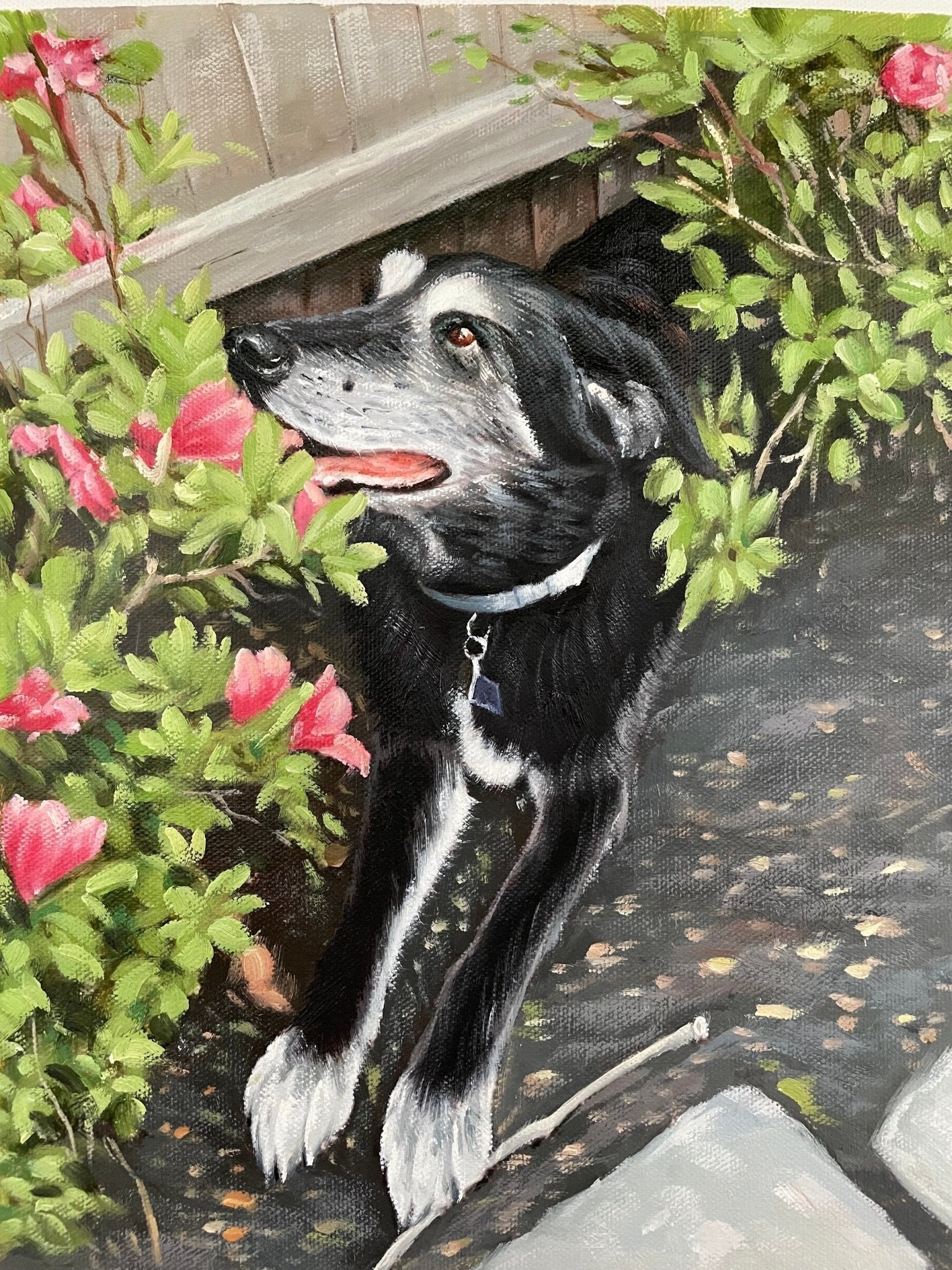 Personalized Dog Portrait from Photo, Custom Dog Oil Painting on Canvas, Pet Portrait Painting, Pet Loss Memorial Gifts, Dog Wall Art Decor - ULikePaintingArt