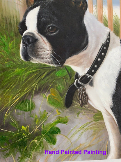 Personalized Pet Portrait, Dog Portrait Painting, Custom Cat Painting, Pet Oil Painting, Custom Dog Lover Gift, Pet Loss Gift - ULikePaintingArt