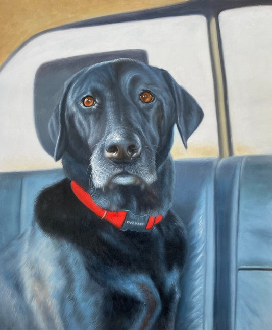 Pet Painting Custom, Dog Oil Painting on Canvas, Personalized Pet Portrait, Commission Dog Portrait, Animal Painting Original - ULikePaintingArt