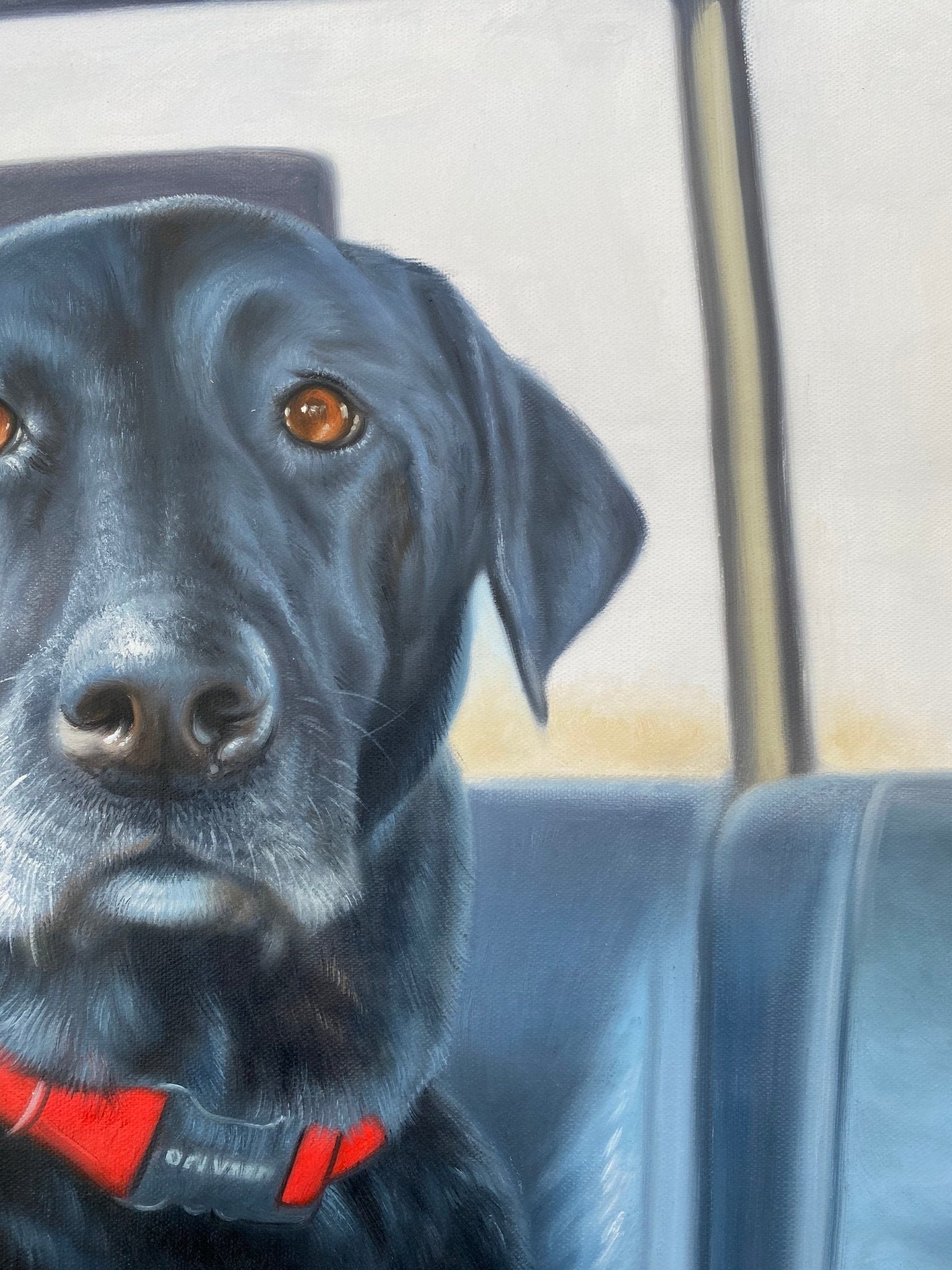 Pet Painting Custom, Dog Oil Painting on Canvas, Personalized Pet Portrait, Commission Dog Portrait, Animal Painting Original - ULikePaintingArt