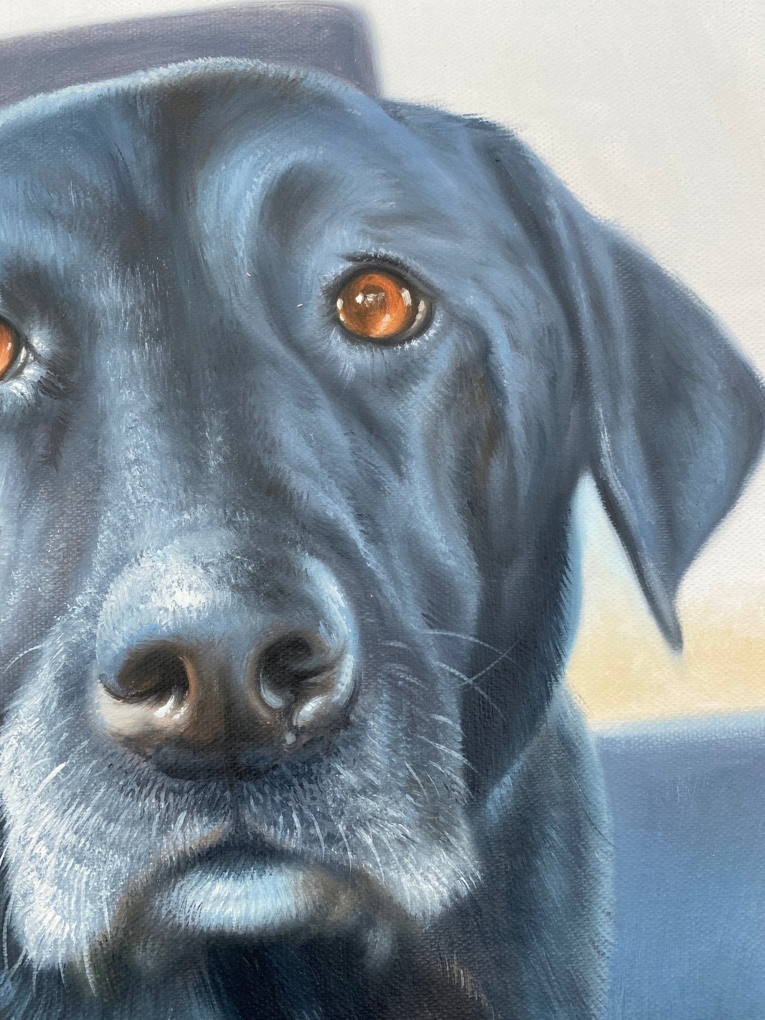 Pet Painting Custom, Dog Oil Painting on Canvas, Personalized Pet Portrait, Commission Dog Portrait, Animal Painting Original - ULikePaintingArt