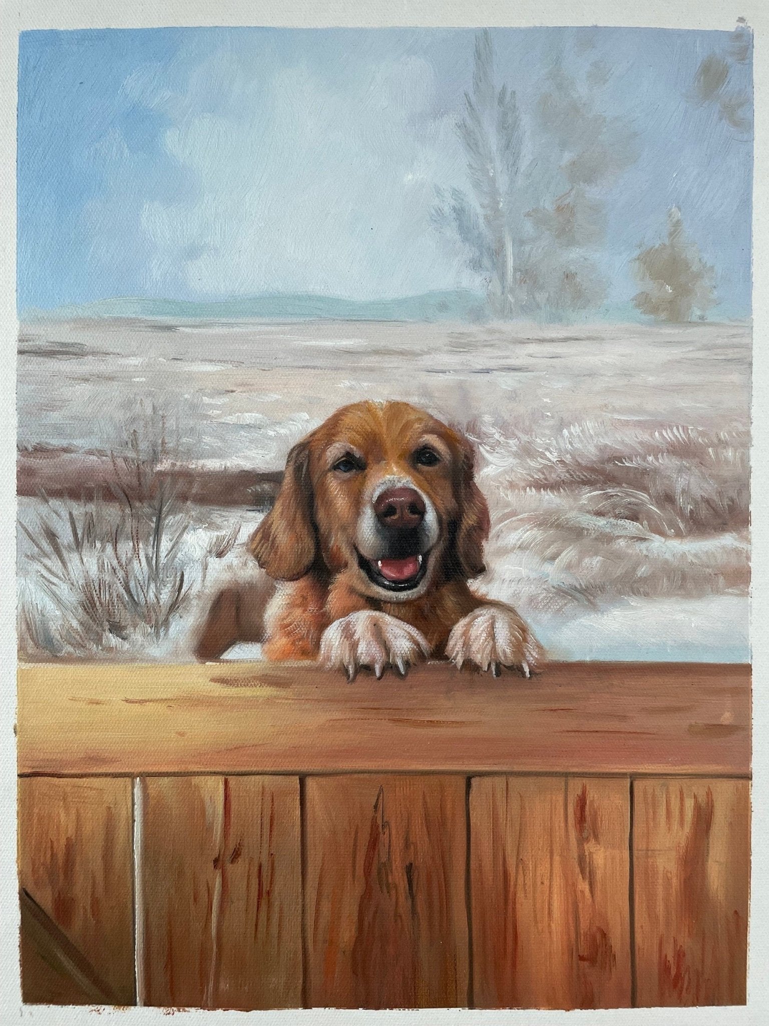Pet Painting, Custom Pet Portrait, Personalized Dog Painting, Commission Portrait Painting, Cat Portrait, Hand Painted Portrait on Canvas - ULikePaintingArt