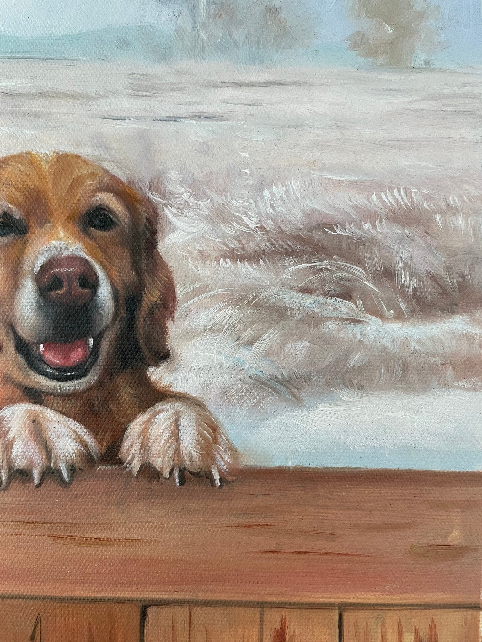 Pet Painting, Custom Pet Portrait, Personalized Dog Painting, Commission Portrait Painting, Cat Portrait, Hand Painted Portrait on Canvas - ULikePaintingArt