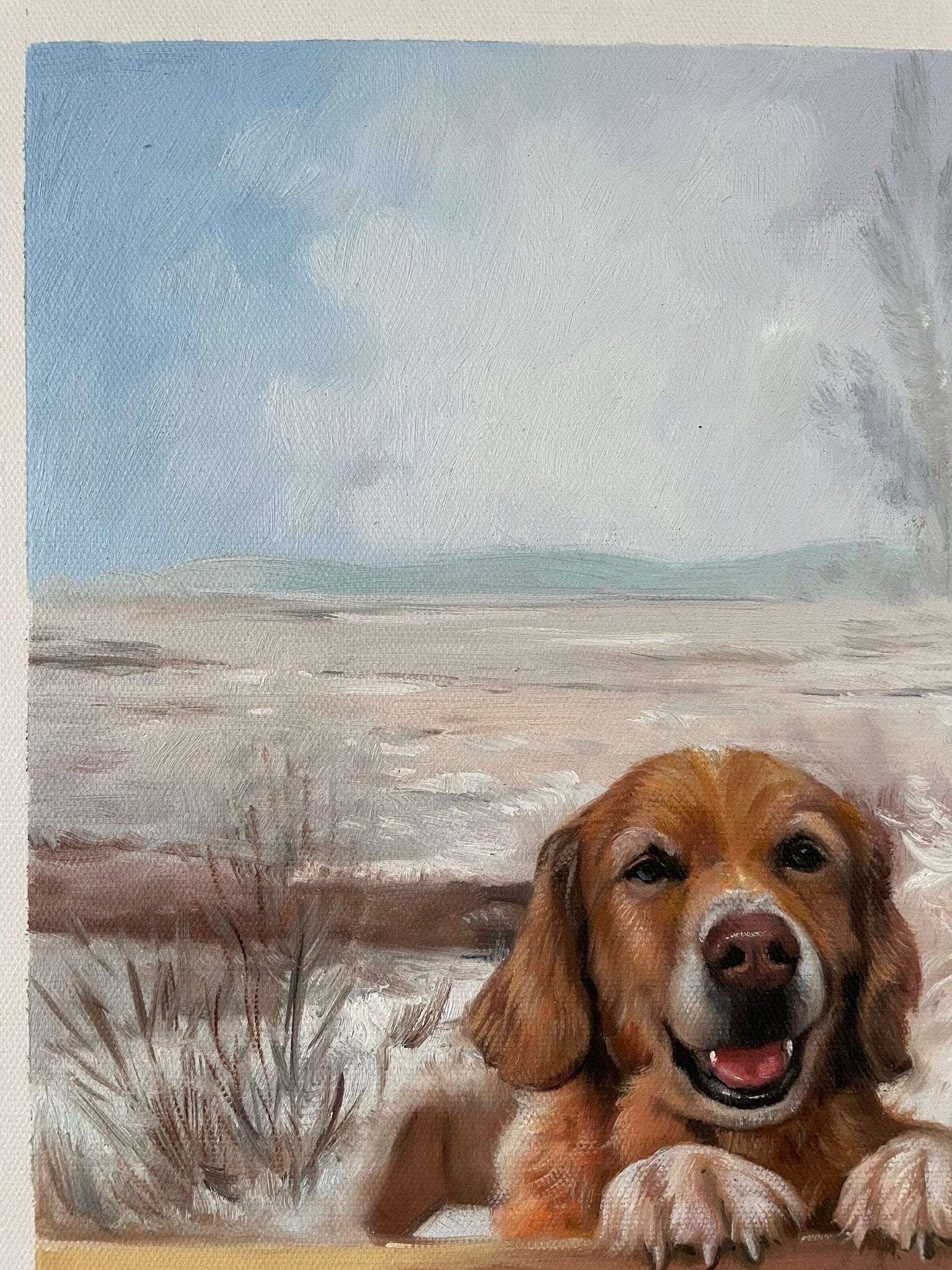 Pet Painting, Custom Pet Portrait, Personalized Dog Painting, Commission Portrait Painting, Cat Portrait, Hand Painted Portrait on Canvas - ULikePaintingArt