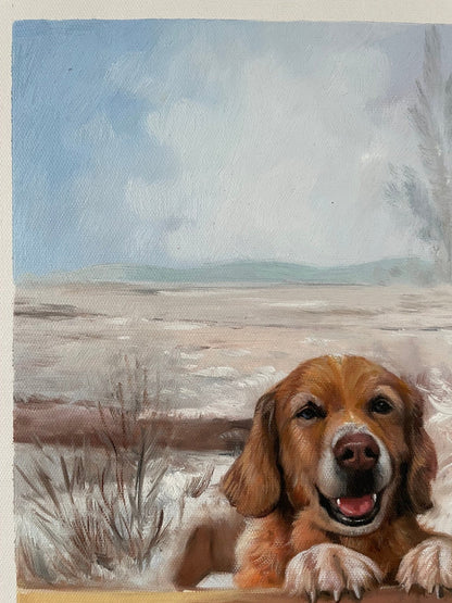 Pet Painting, Custom Pet Portrait, Personalized Dog Painting, Commission Portrait Painting, Cat Portrait, Hand Painted Portrait on Canvas - ULikePaintingArt