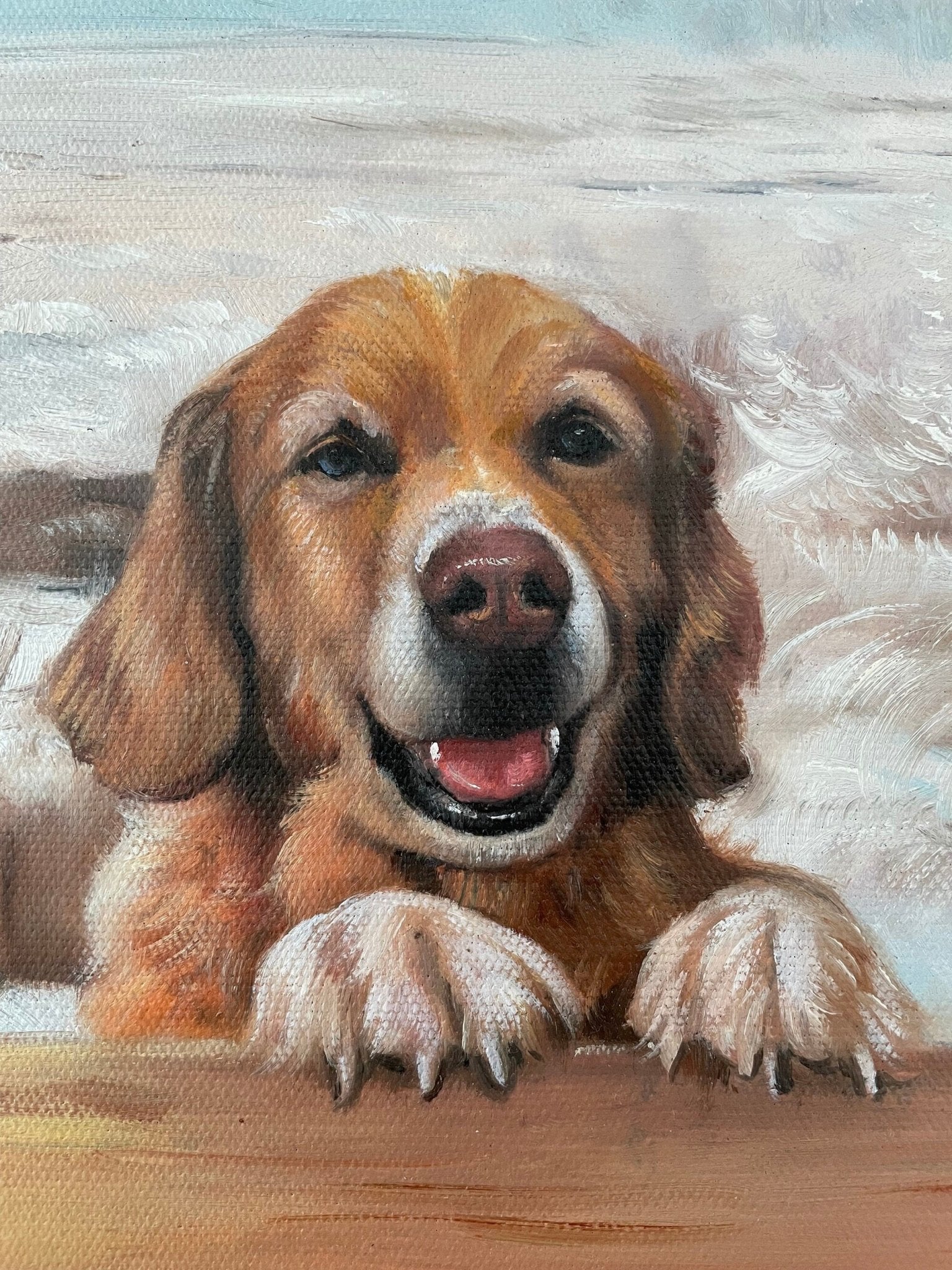 Pet Painting, Custom Pet Portrait, Personalized Dog Painting, Commission Portrait Painting, Cat Portrait, Hand Painted Portrait on Canvas - ULikePaintingArt