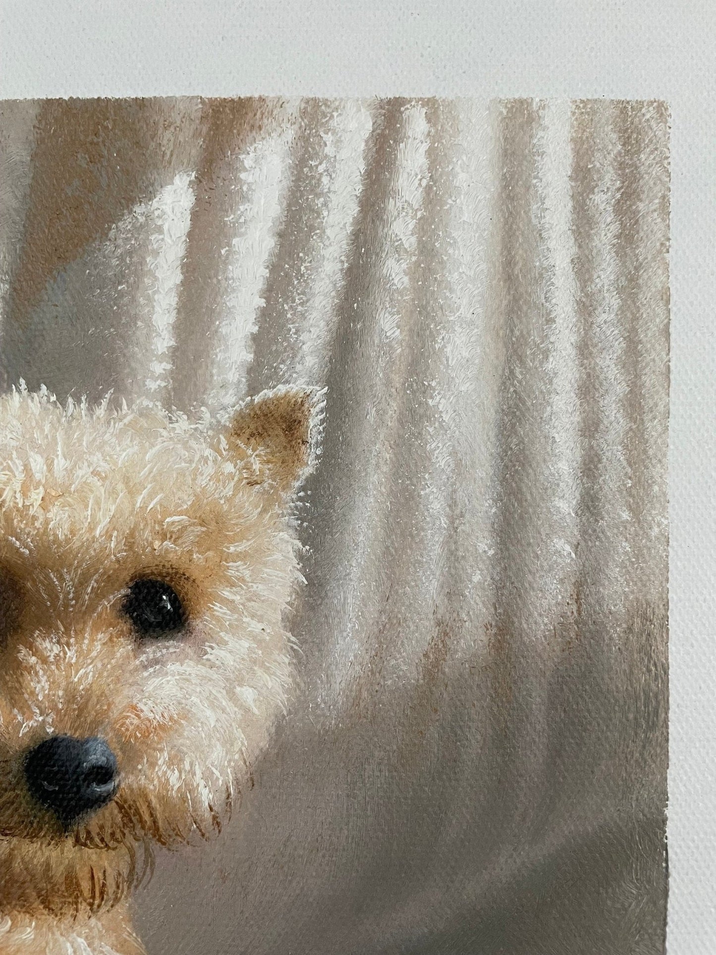 Pet Portrait Custom, Dog Portrait Painting on Canvas, Personalized Dog Painting, Animal Original Painting, Pet Loss Gifts - ULikePaintingArt