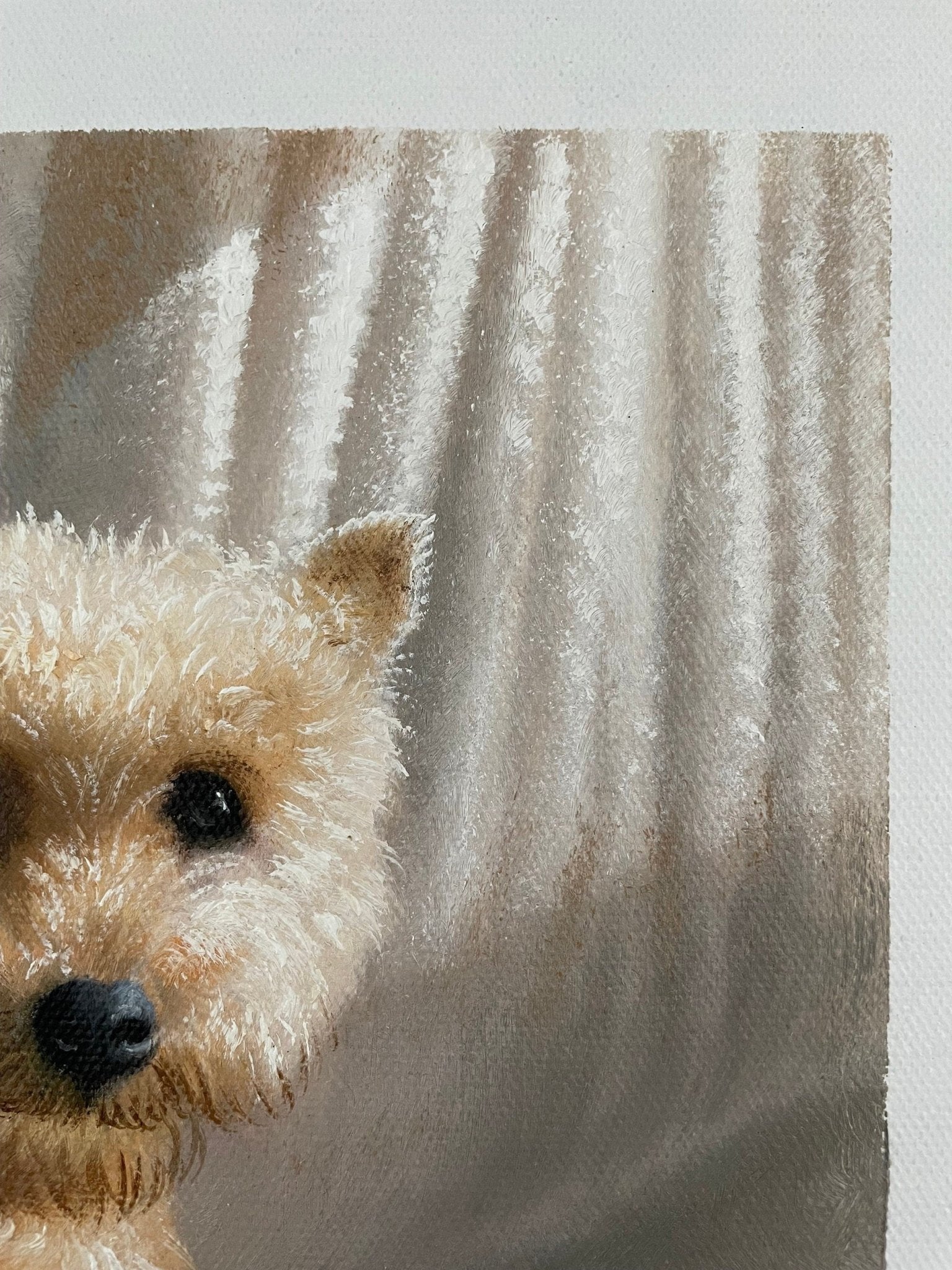 Pet Portrait Custom, Dog Portrait Painting on Canvas, Personalized Dog Painting, Animal Original Painting, Pet Loss Gifts - ULikePaintingArt