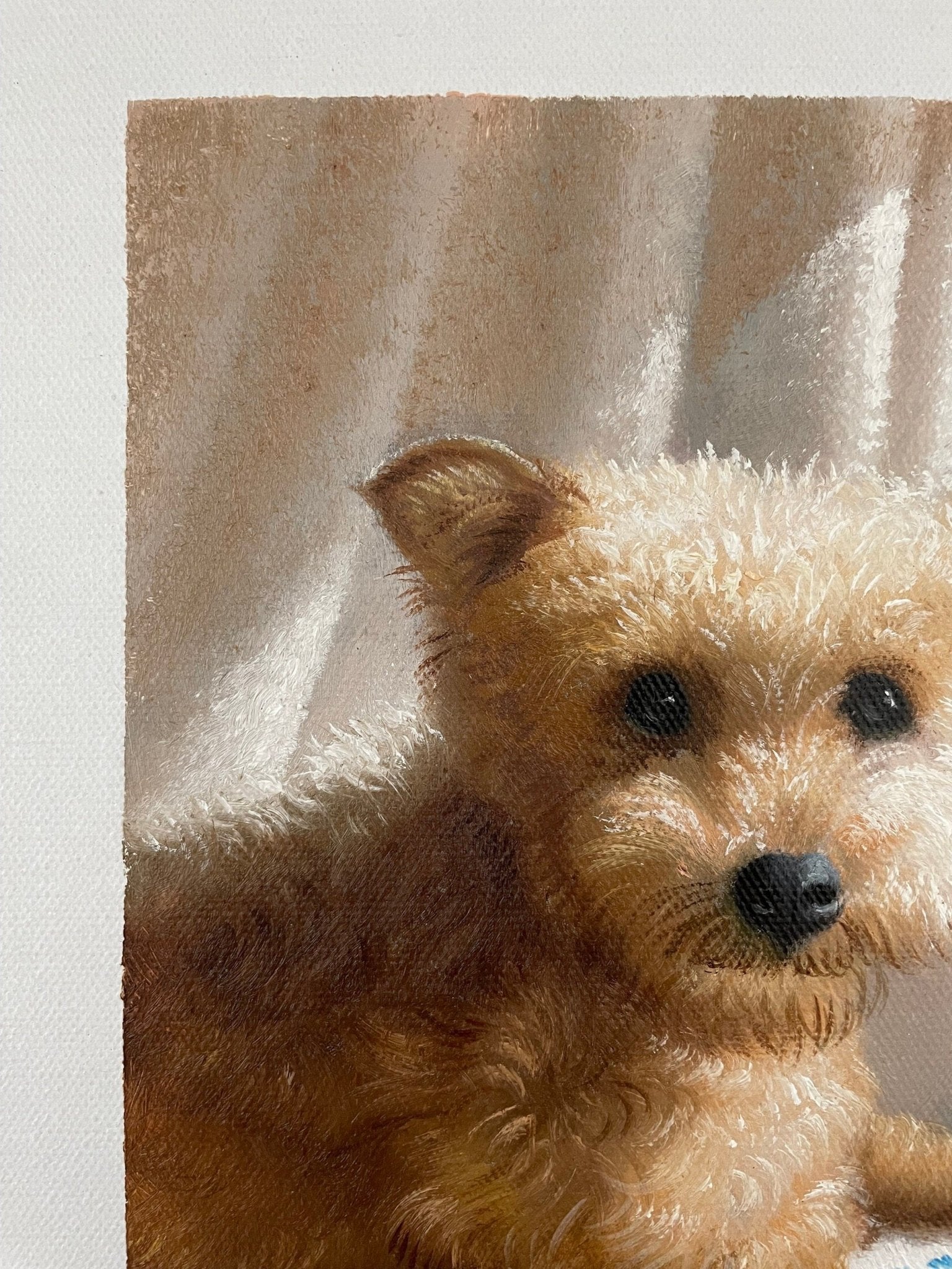 Pet Portrait Custom, Dog Portrait Painting on Canvas, Personalized Dog Painting, Animal Original Painting, Pet Loss Gifts - ULikePaintingArt