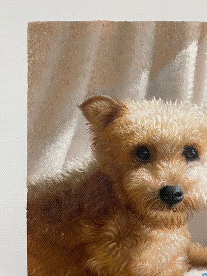 Pet Portrait Custom, Dog Portrait Painting on Canvas, Personalized Dog Painting, Animal Original Painting, Pet Loss Gifts - ULikePaintingArt