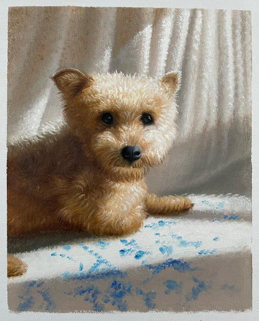 Pet Portrait Custom, Dog Portrait Painting on Canvas, Personalized Dog Painting, Animal Original Painting, Pet Loss Gifts - ULikePaintingArt