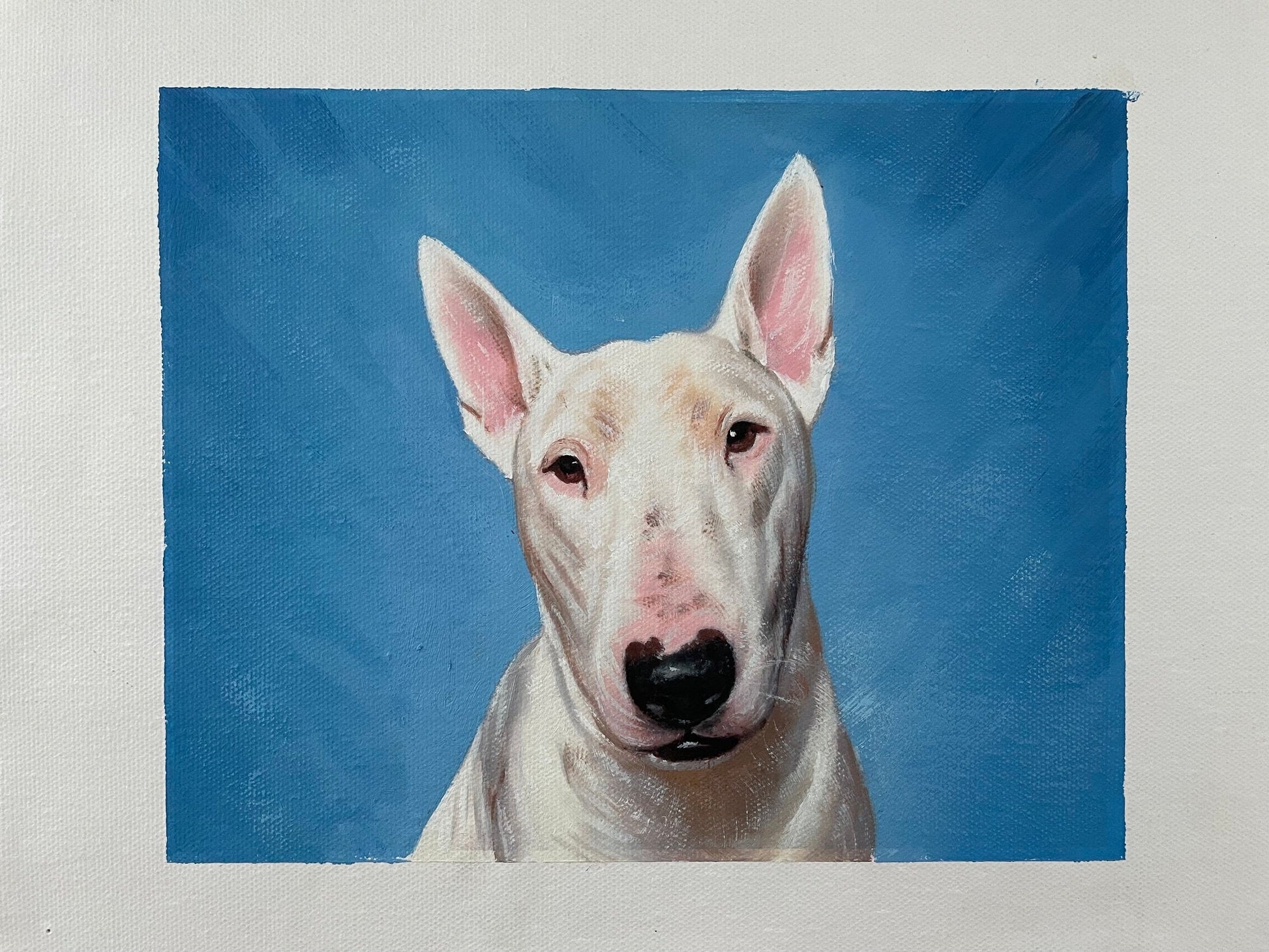 Pet Portrait Painting from Photo, Custom Dog Portrait on Canvas, Hand Painted Painting, Dog Quotes, Memorial Pet Loss Gift - ULikePaintingArt