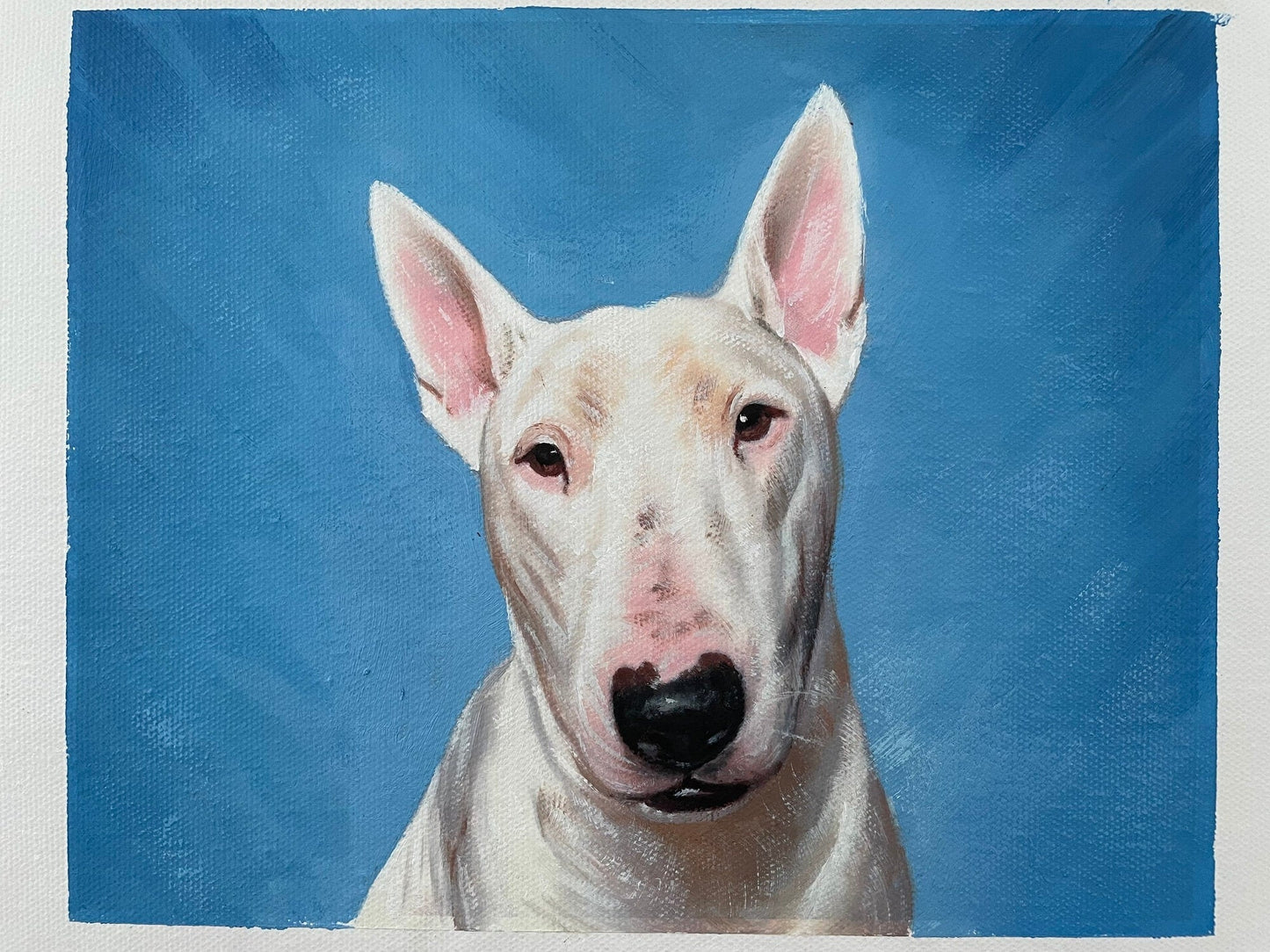 Pet Portrait Painting from Photo, Custom Dog Portrait on Canvas, Hand Painted Painting, Dog Quotes, Memorial Pet Loss Gift - ULikePaintingArt