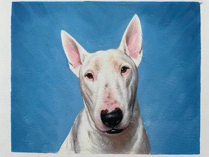 Pet Portrait Painting from Photo, Custom Dog Portrait on Canvas, Hand Painted Painting, Dog Quotes, Memorial Pet Loss Gift - ULikePaintingArt