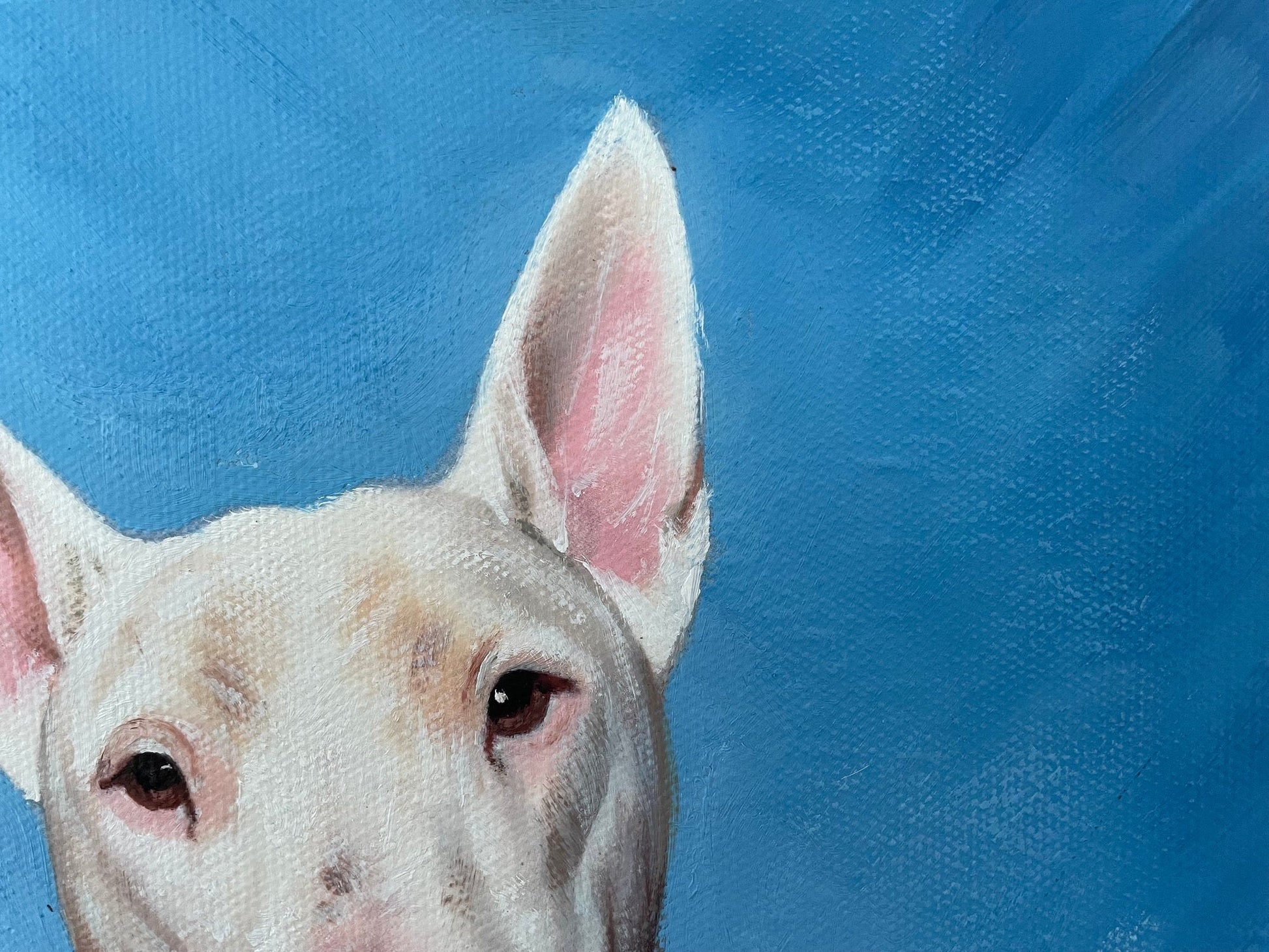 Pet Portrait Painting from Photo, Custom Dog Portrait on Canvas, Hand Painted Painting, Dog Quotes, Memorial Pet Loss Gift - ULikePaintingArt