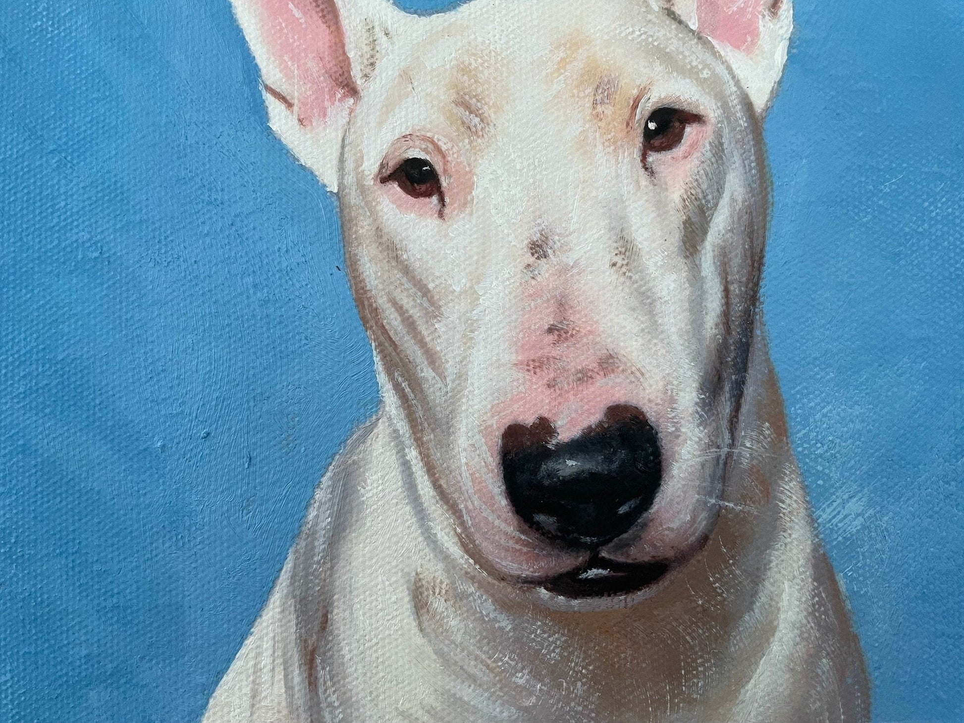 Pet Portrait Painting from Photo, Custom Dog Portrait on Canvas, Hand Painted Painting, Dog Quotes, Memorial Pet Loss Gift - ULikePaintingArt